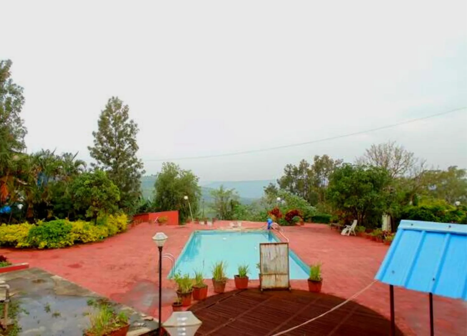 Garden view in The Dhanhills - a valley view hotel in panchgani
