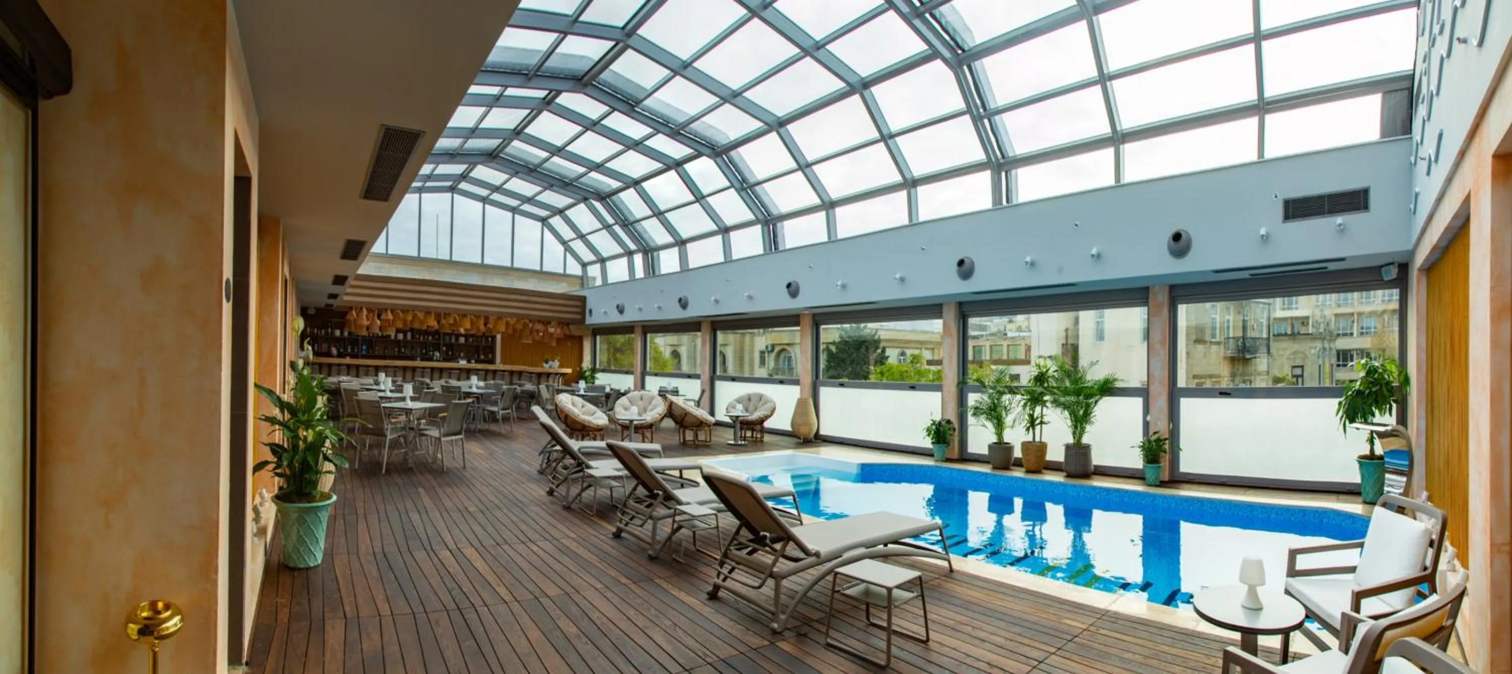 Pool view in Boutique 19 Hotel