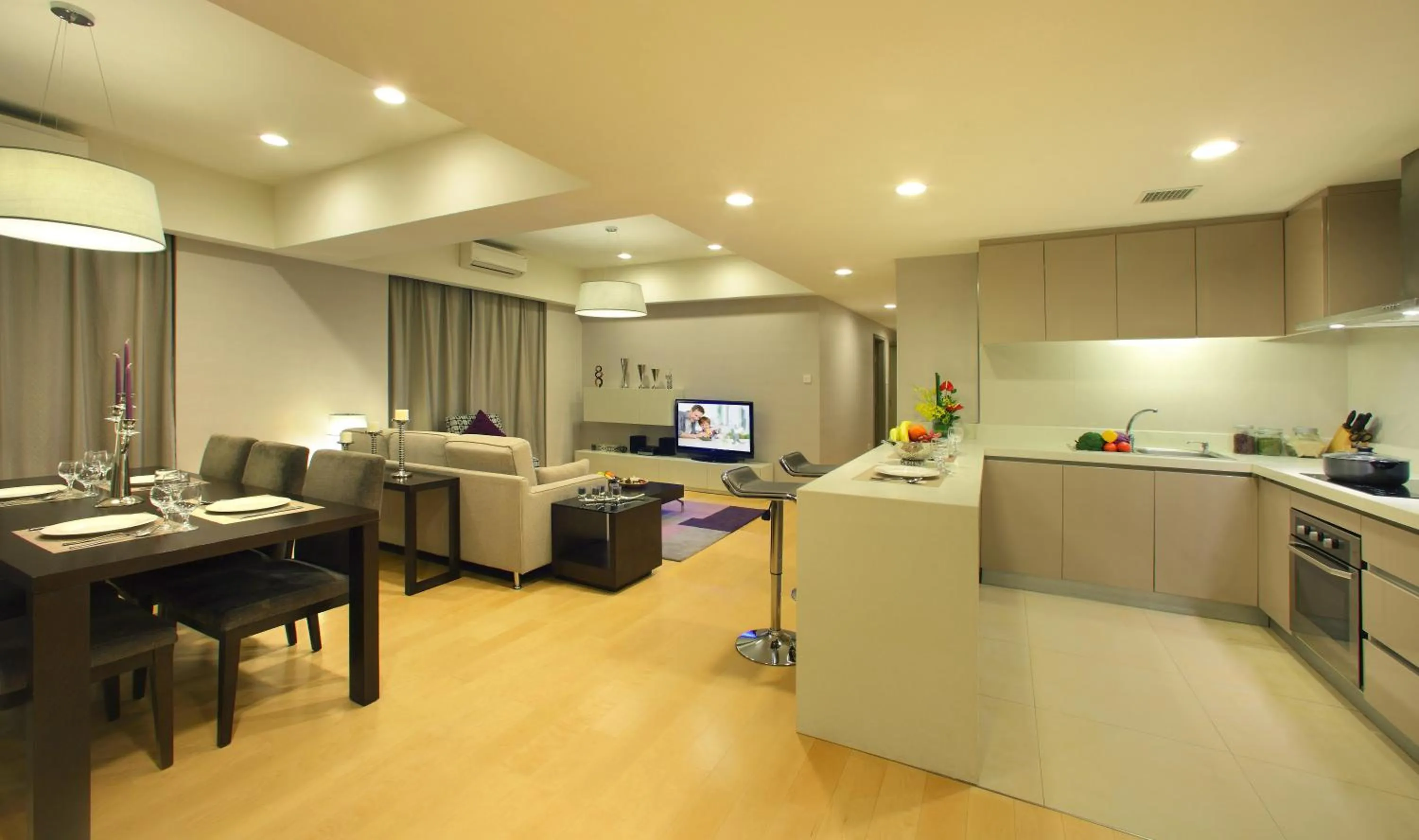 Kitchen or kitchenette in Somerset Heping Shenyang