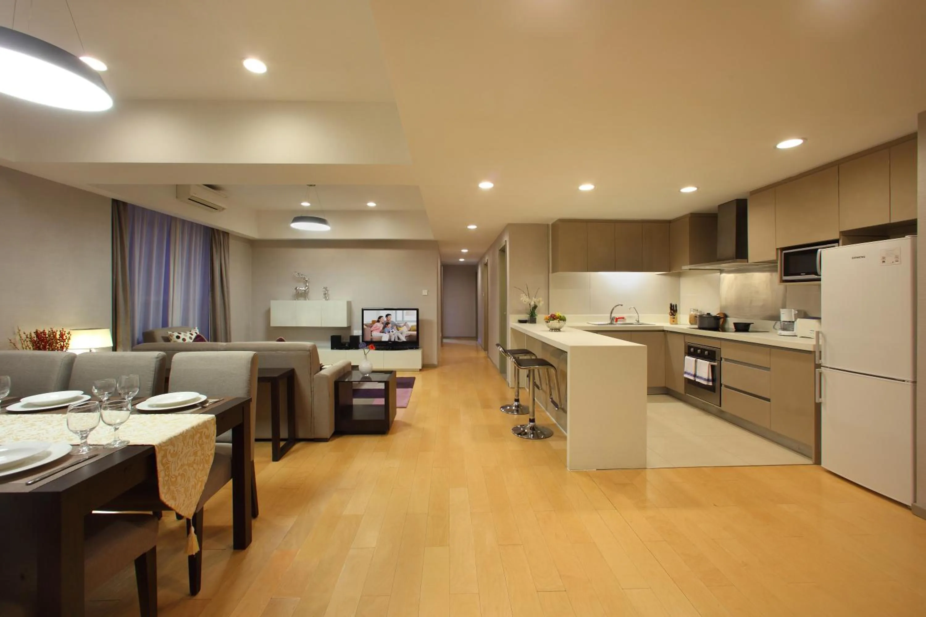 Kitchen or kitchenette in Somerset Heping Shenyang