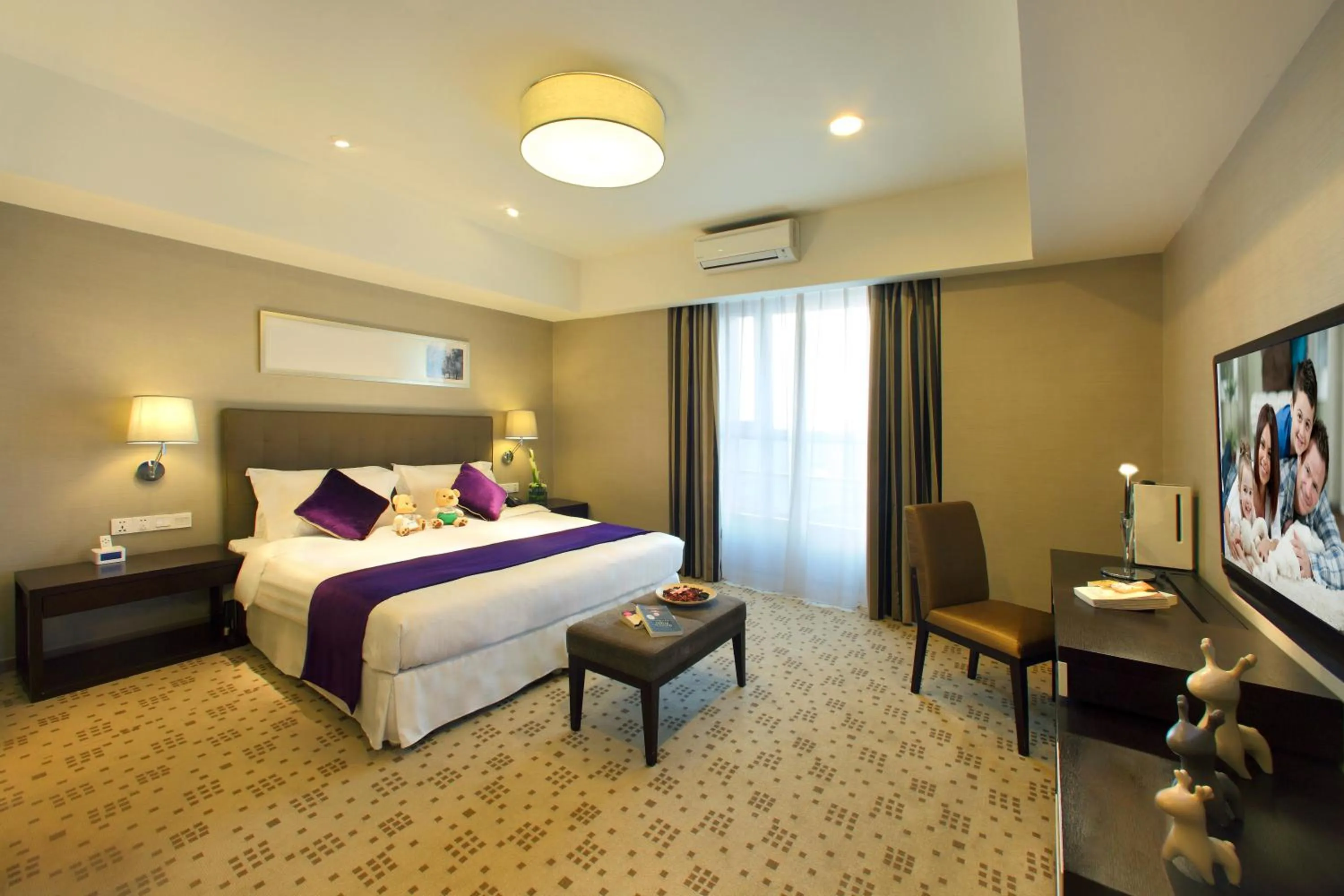 Bedroom, Bed in Somerset Heping Shenyang