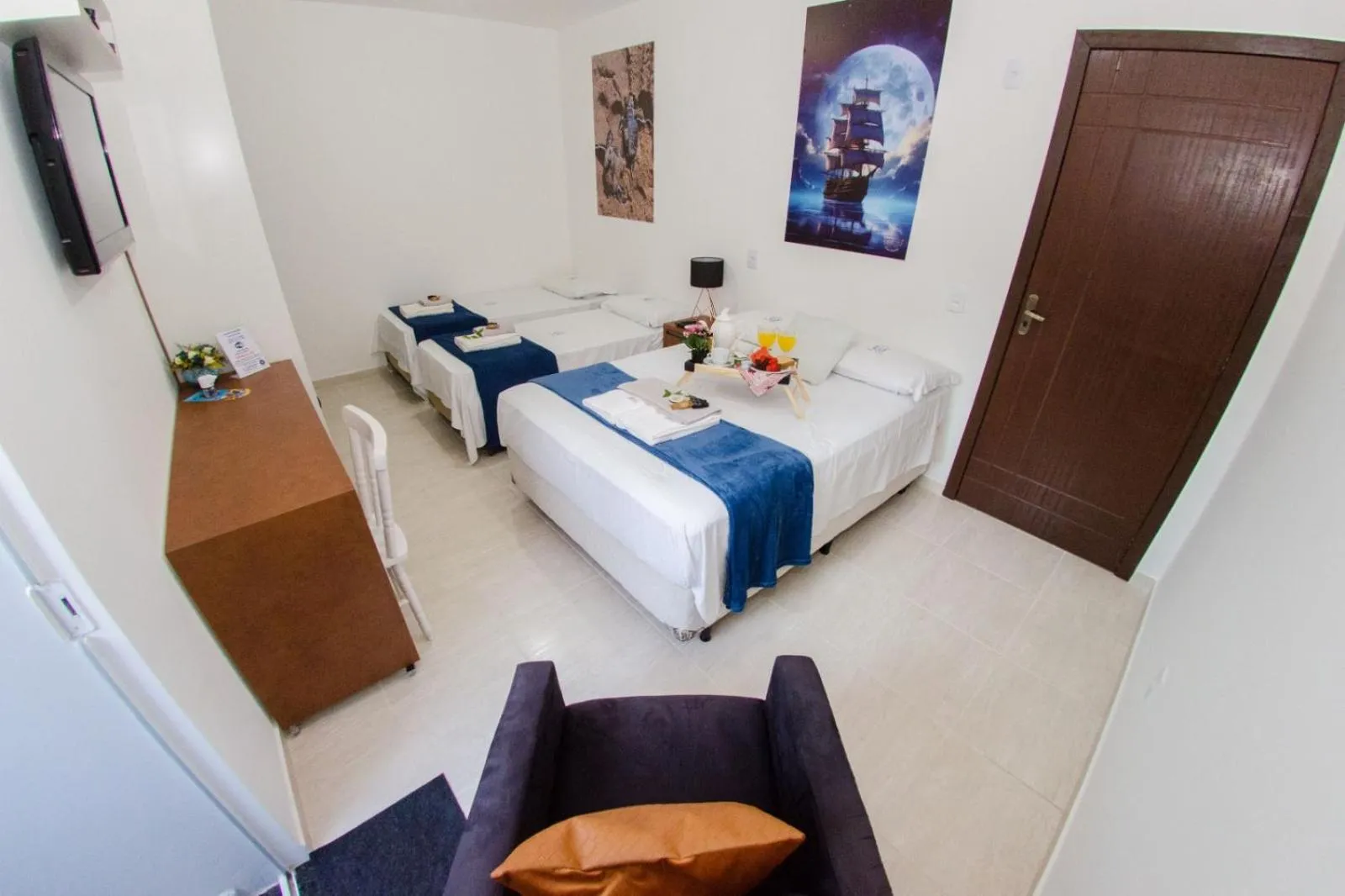 Bed in Pousada Dom Marujo