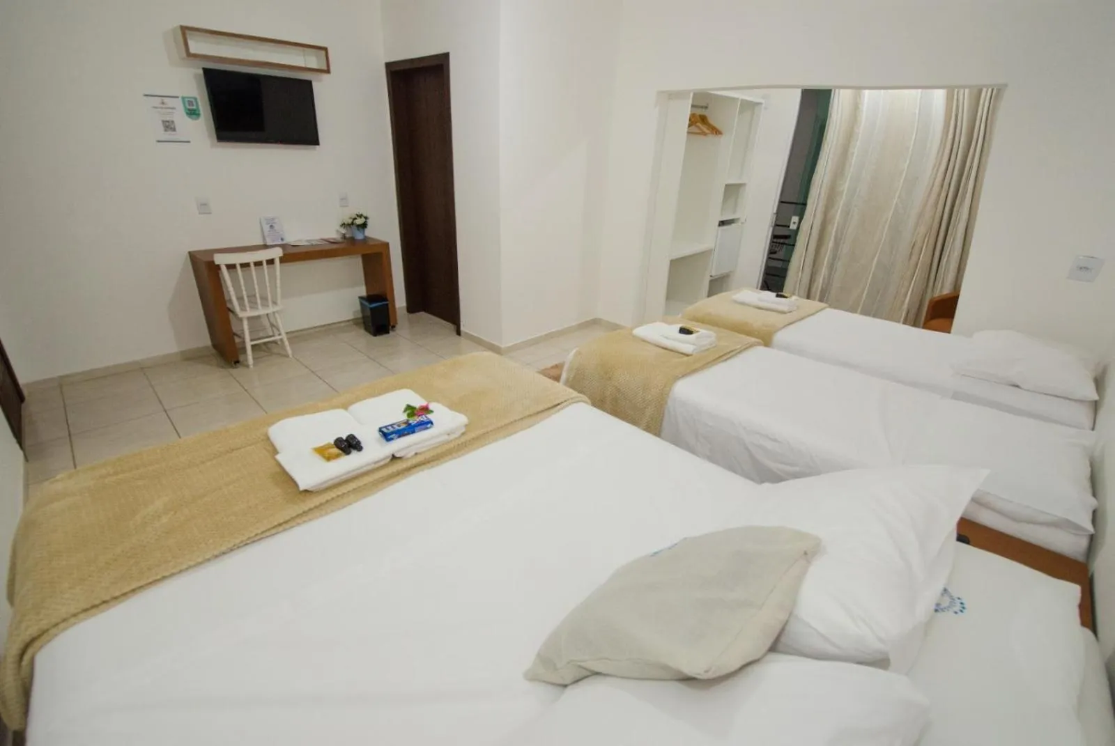 Bed in Pousada Dom Marujo