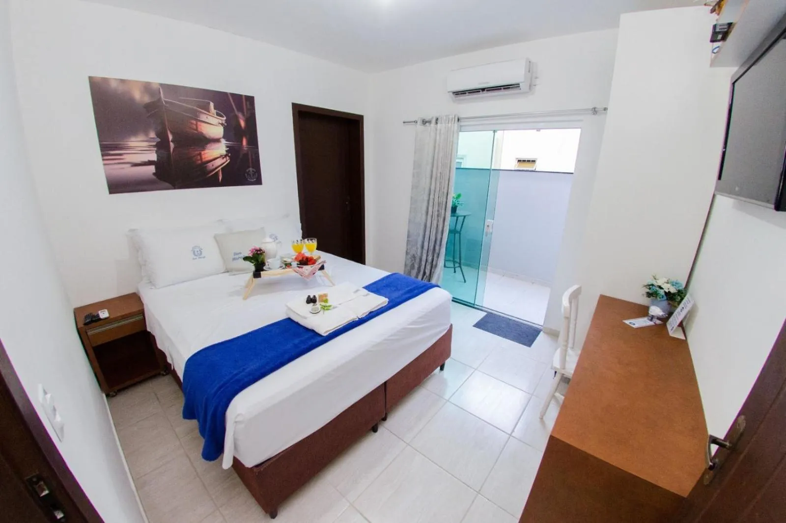 Bed in Pousada Dom Marujo