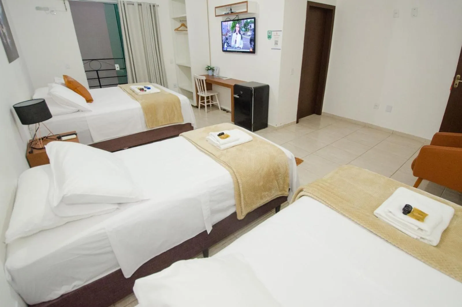 Bed in Pousada Dom Marujo