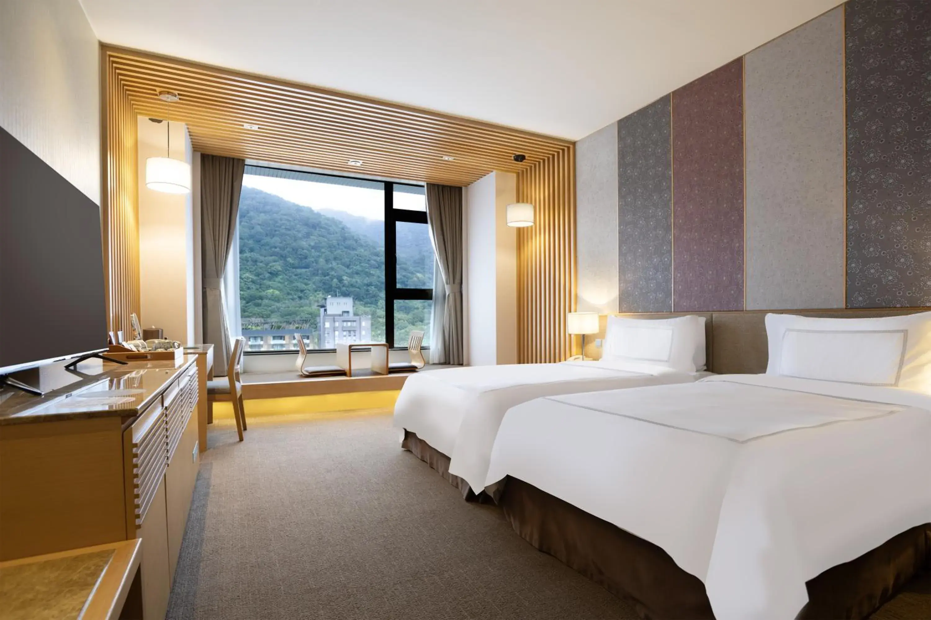 Superior Twin Room in Evergreen Resort Hotel - Jiaosi Superior Twin Room in Evergreen Resort Hotel - Jiaosi