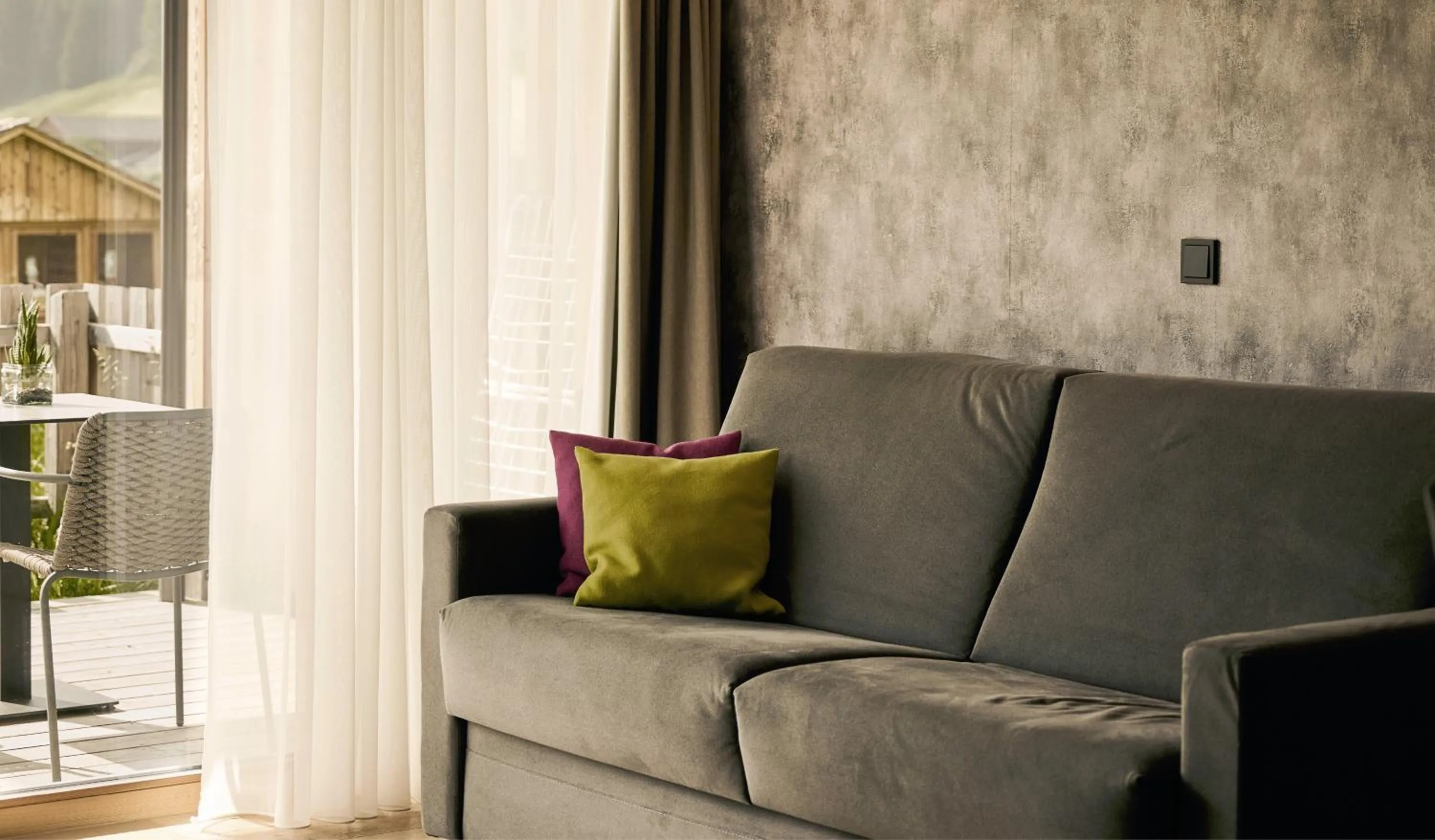 Living room in Hirben Naturlaub