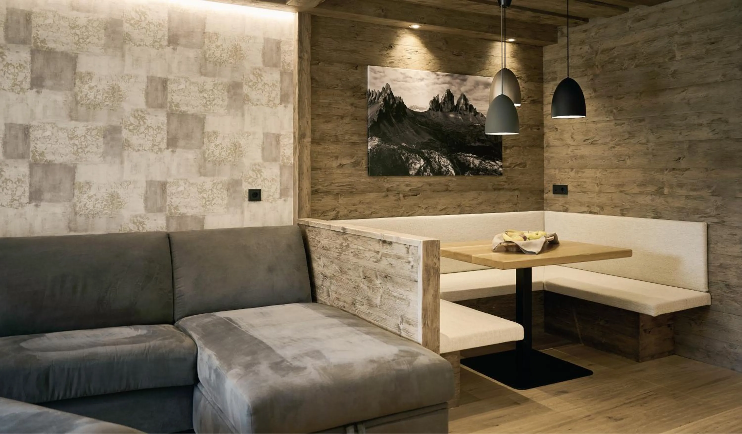 Living room in Hirben Naturlaub