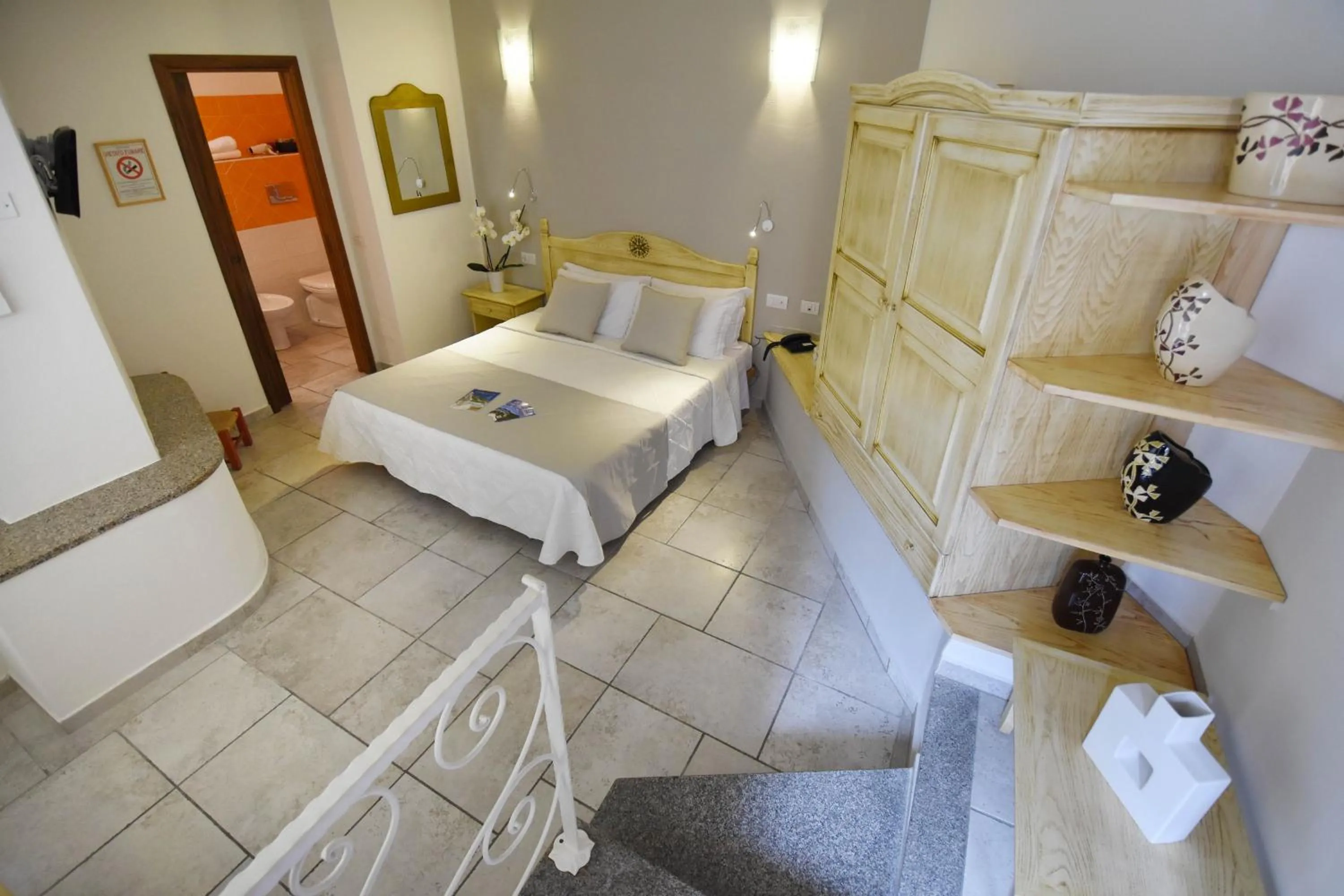 Bed in Hotel I Graniti