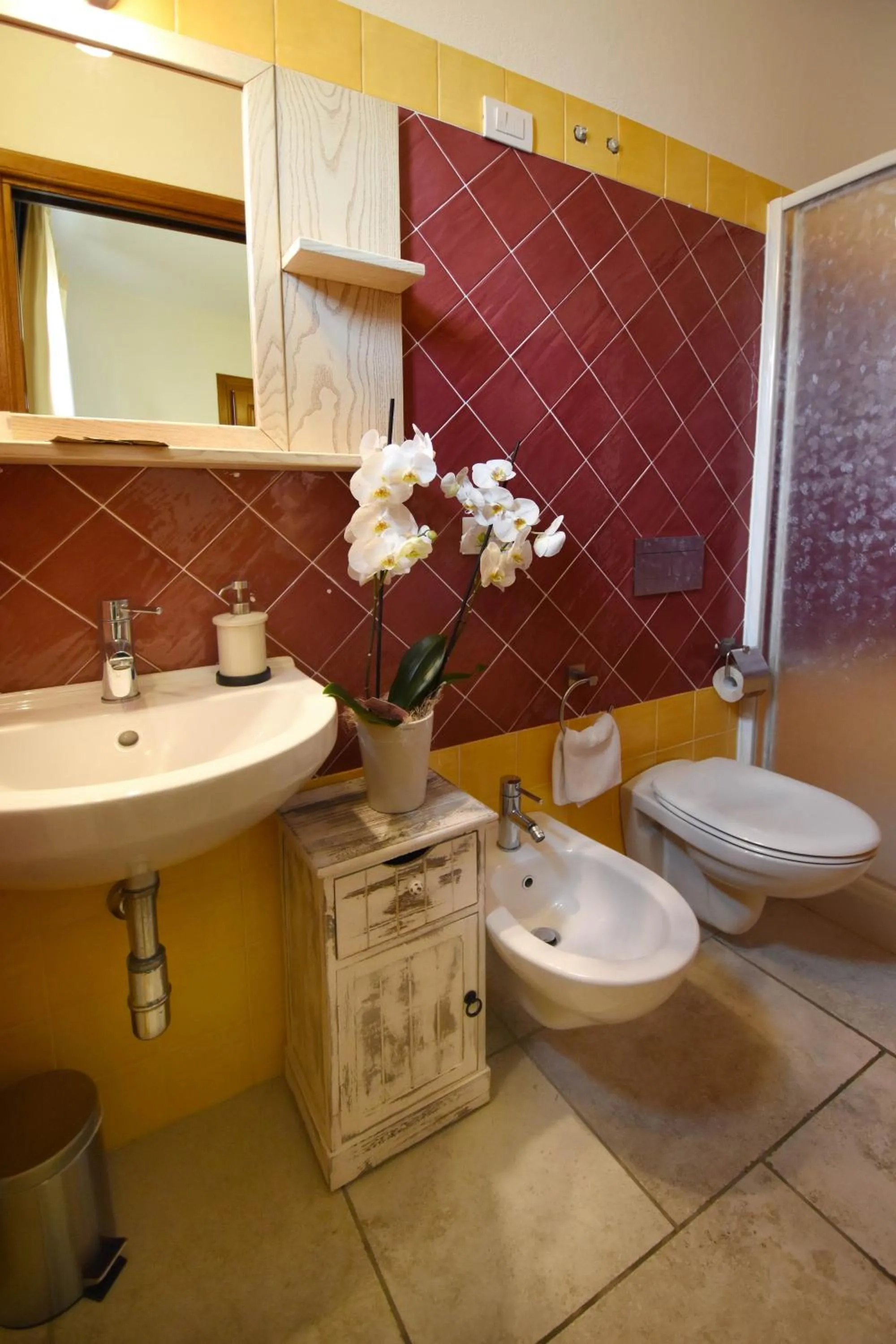 Bathroom in Hotel I Graniti