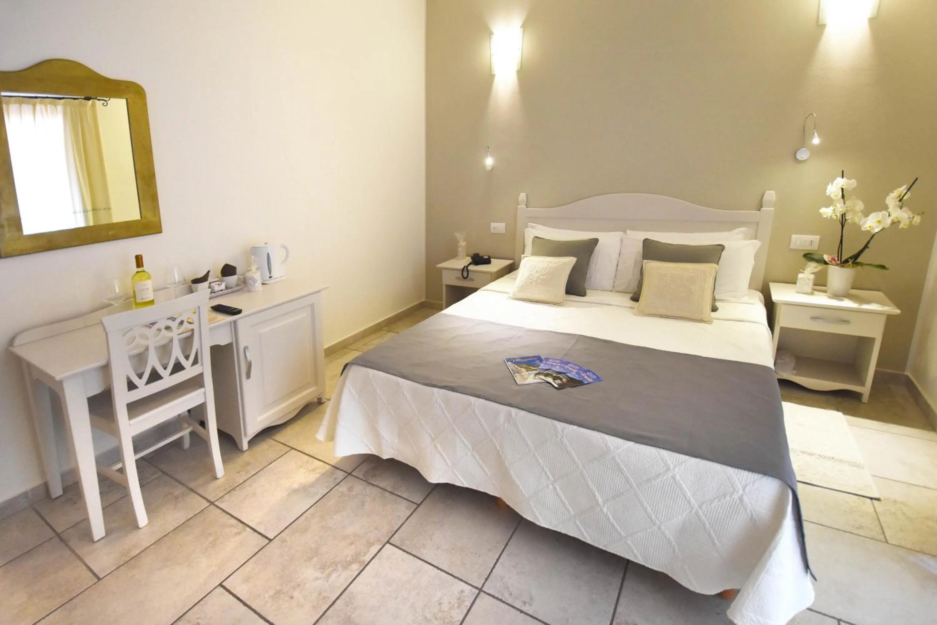 Bed in Hotel I Graniti