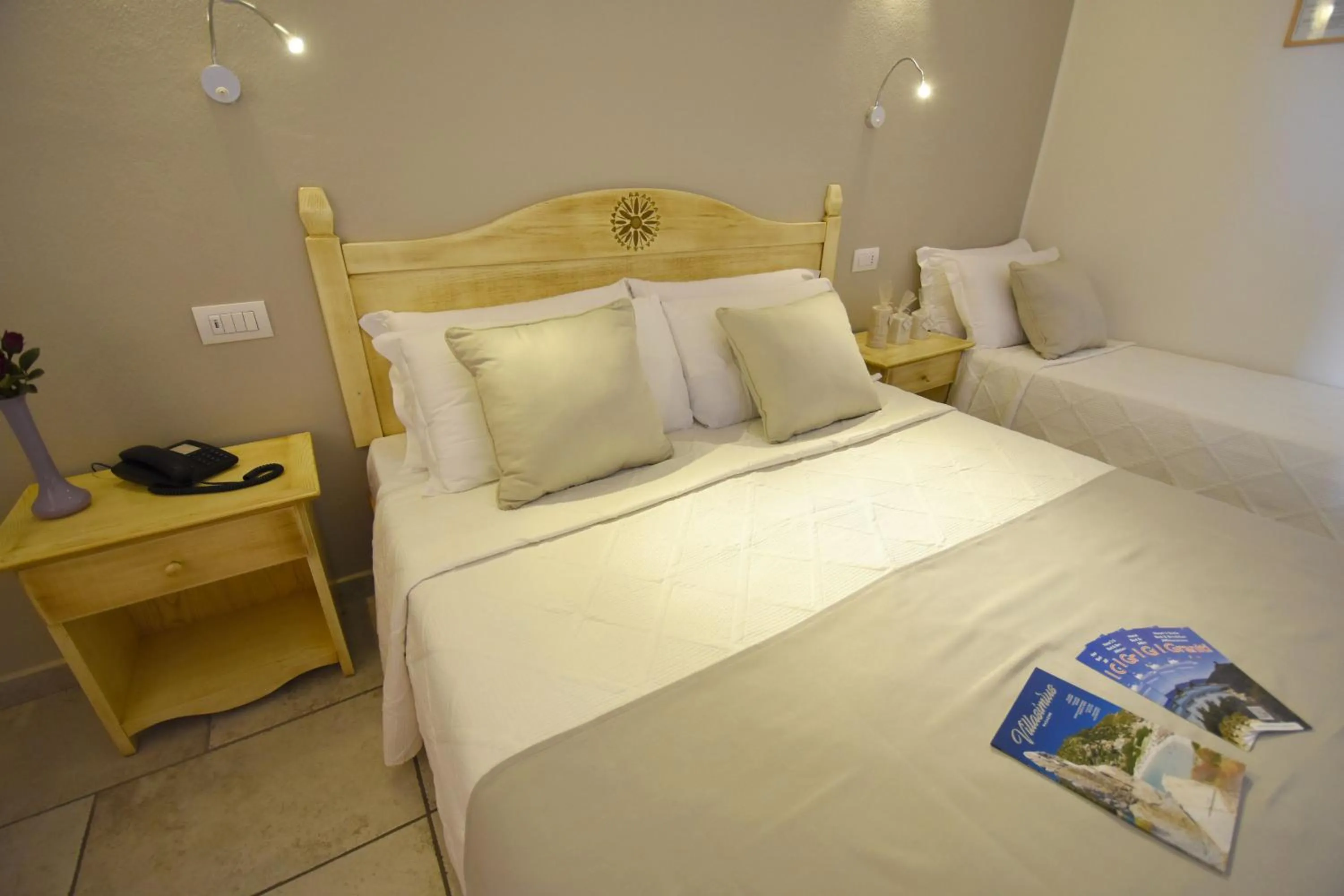 Bed in Hotel I Graniti