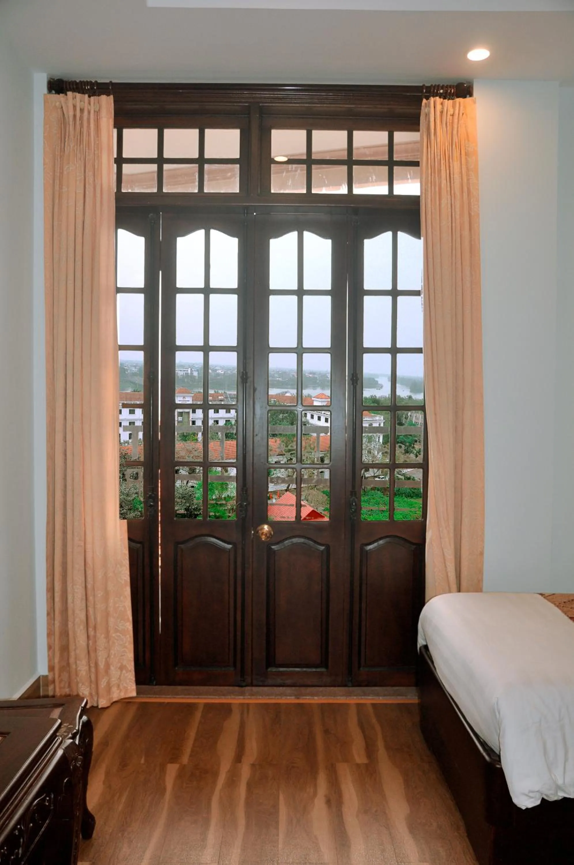 Bed in Thai Binh II Hotel