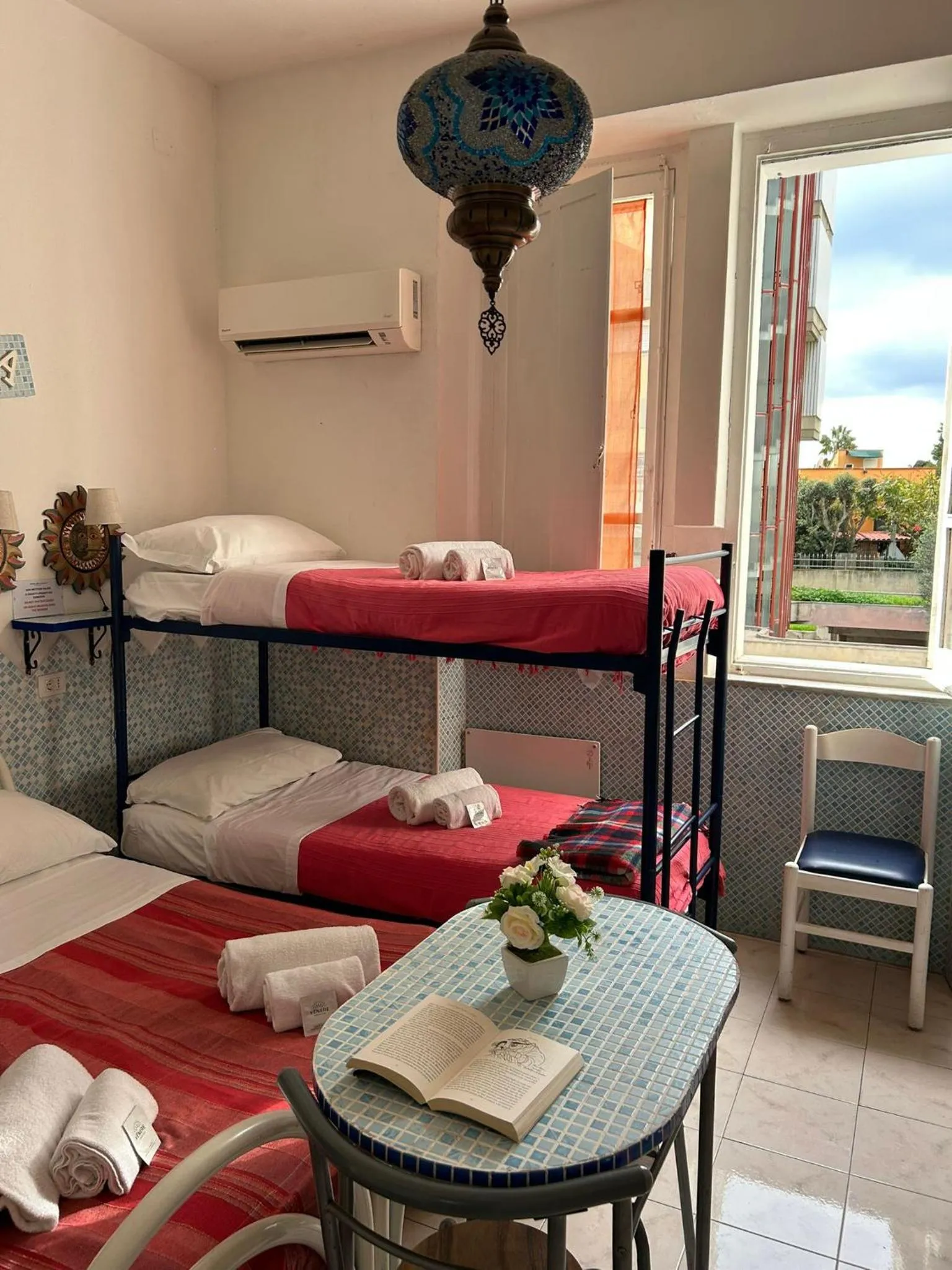 Bed in Villa Arazurrina