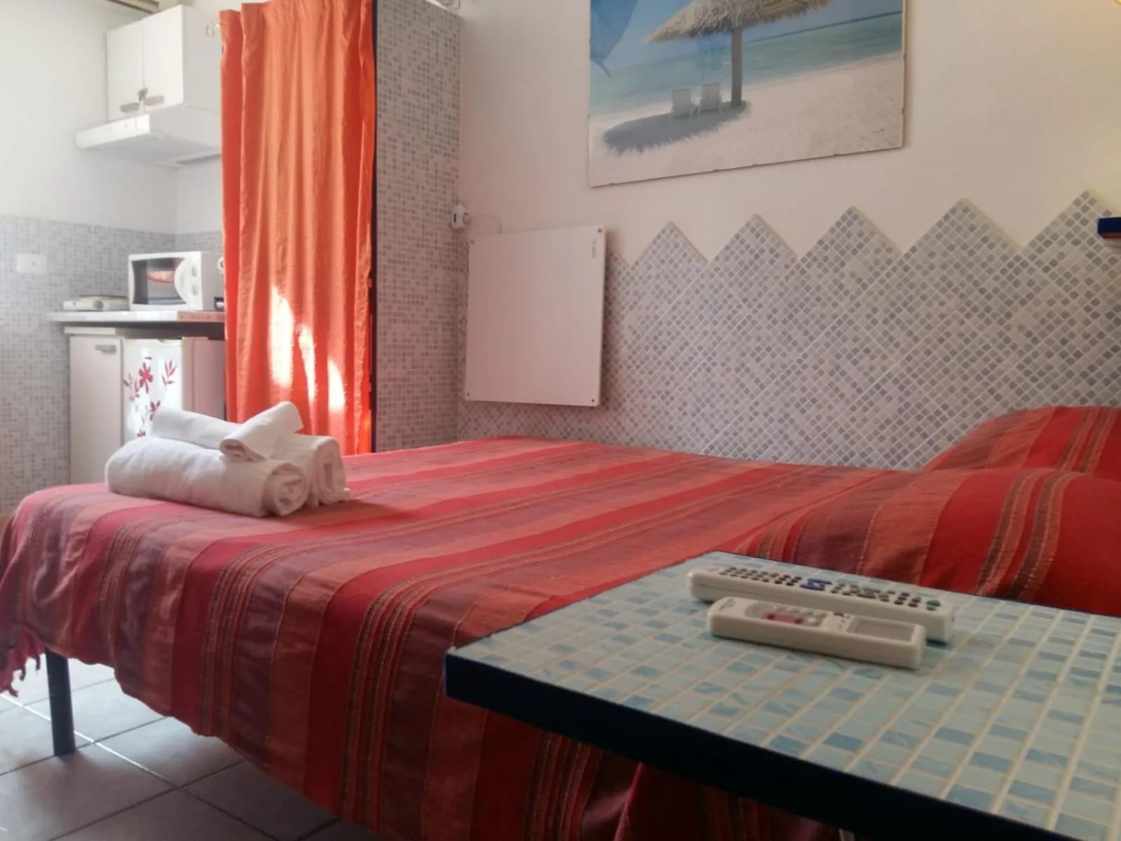 Bed in Villa Arazurrina