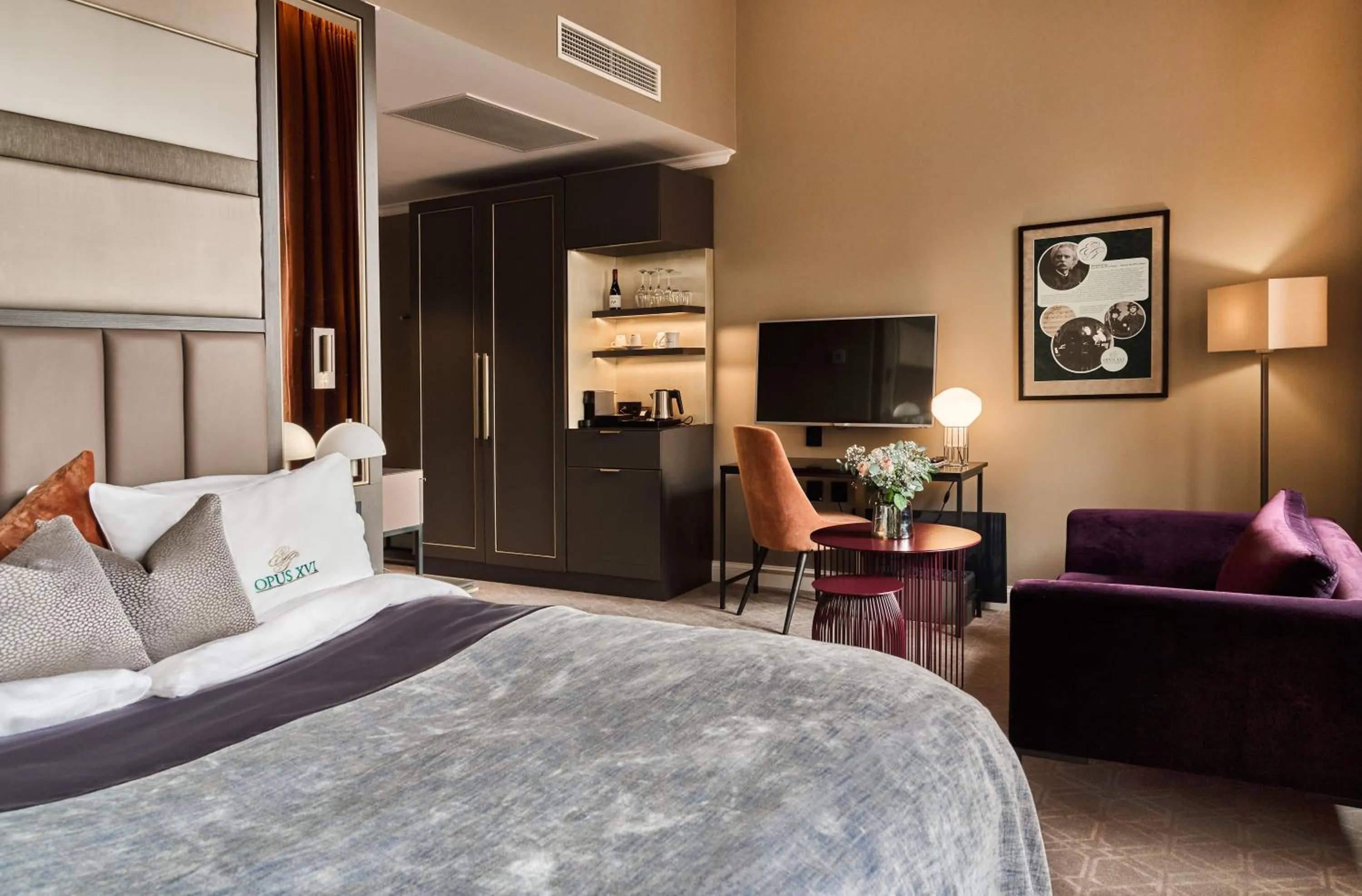 Bed in Opus 16, a Member of Small Luxury Hotels