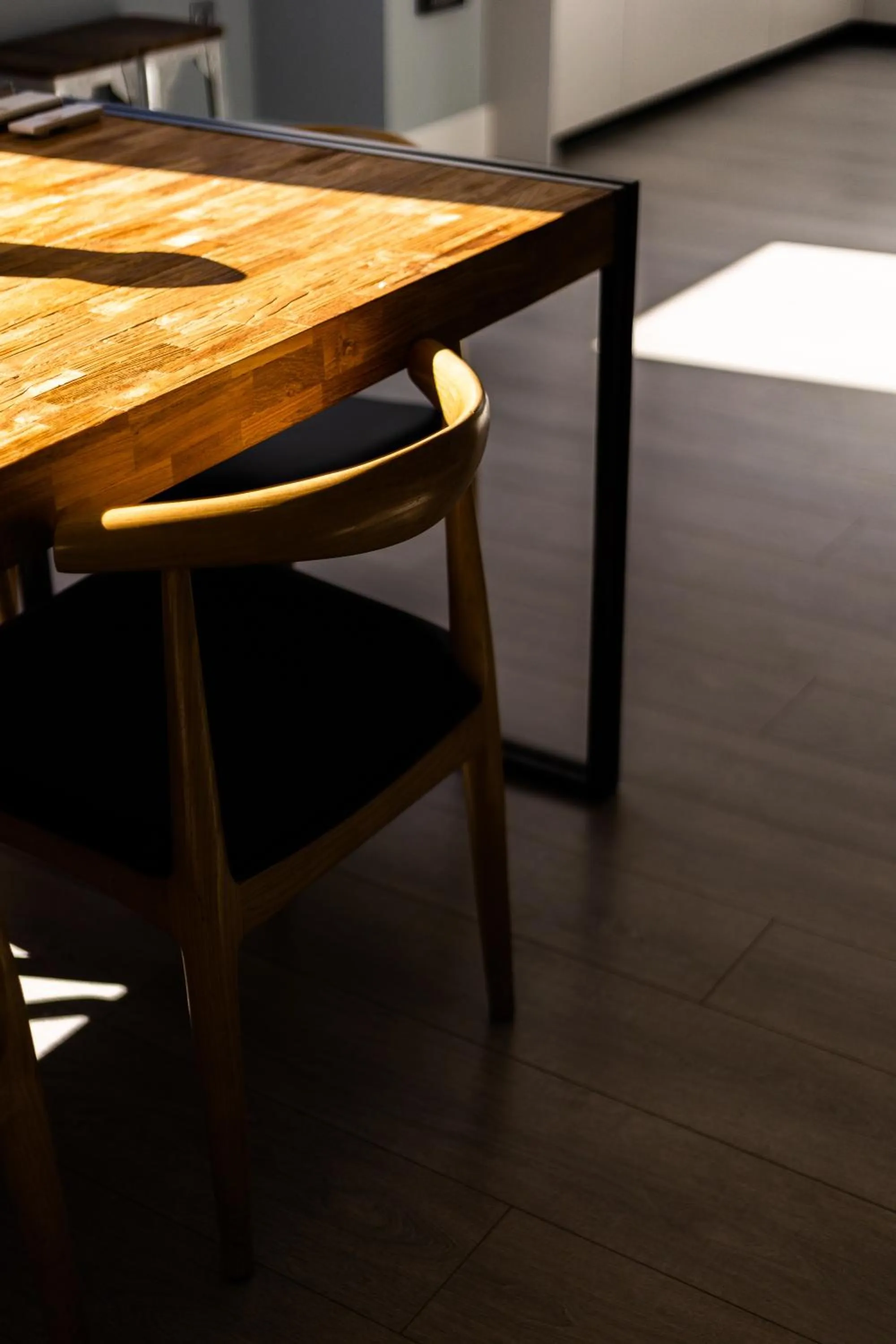 Dining area in Principia Suites