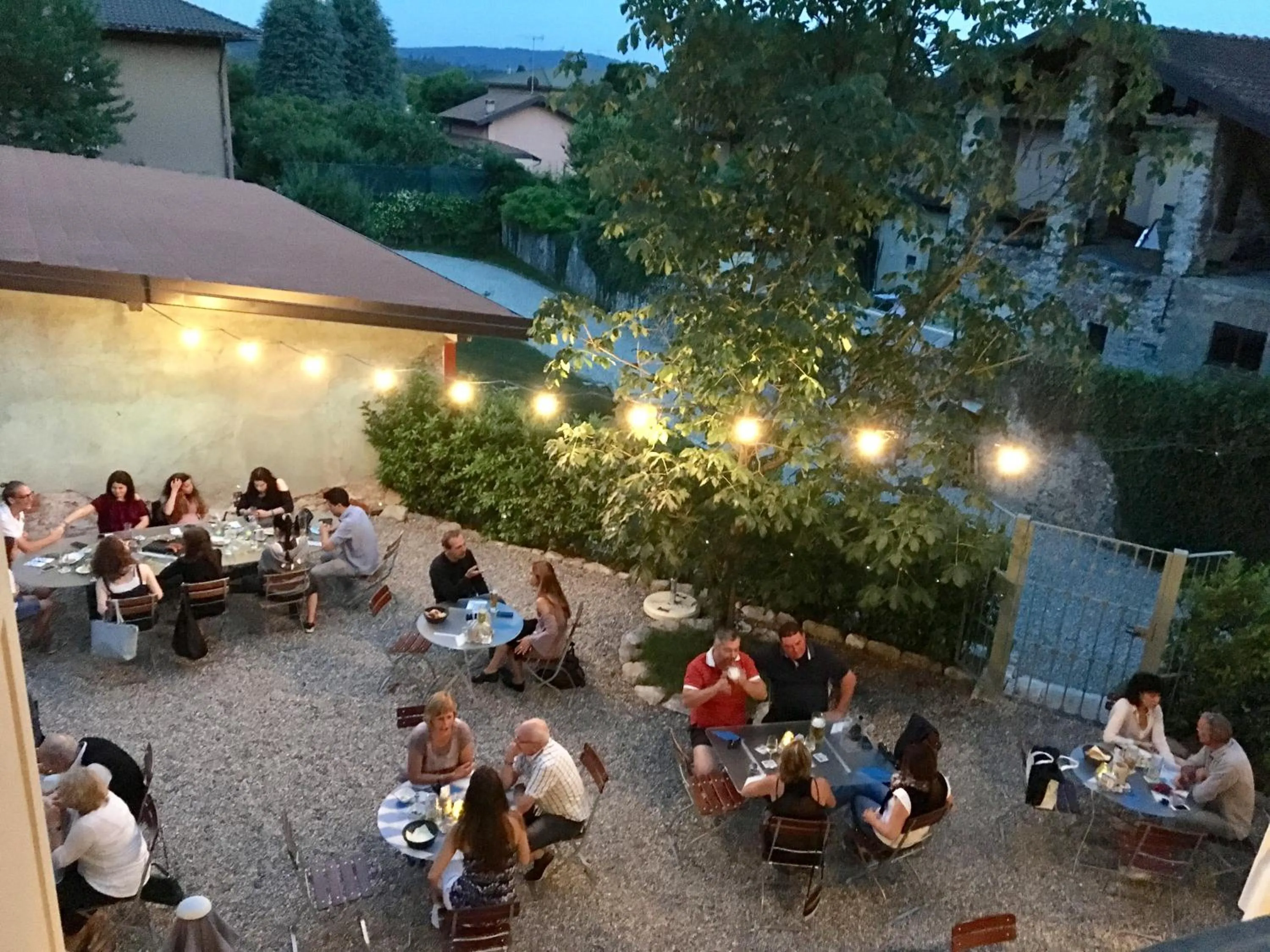 Garden in La Baita Dinner & Bed