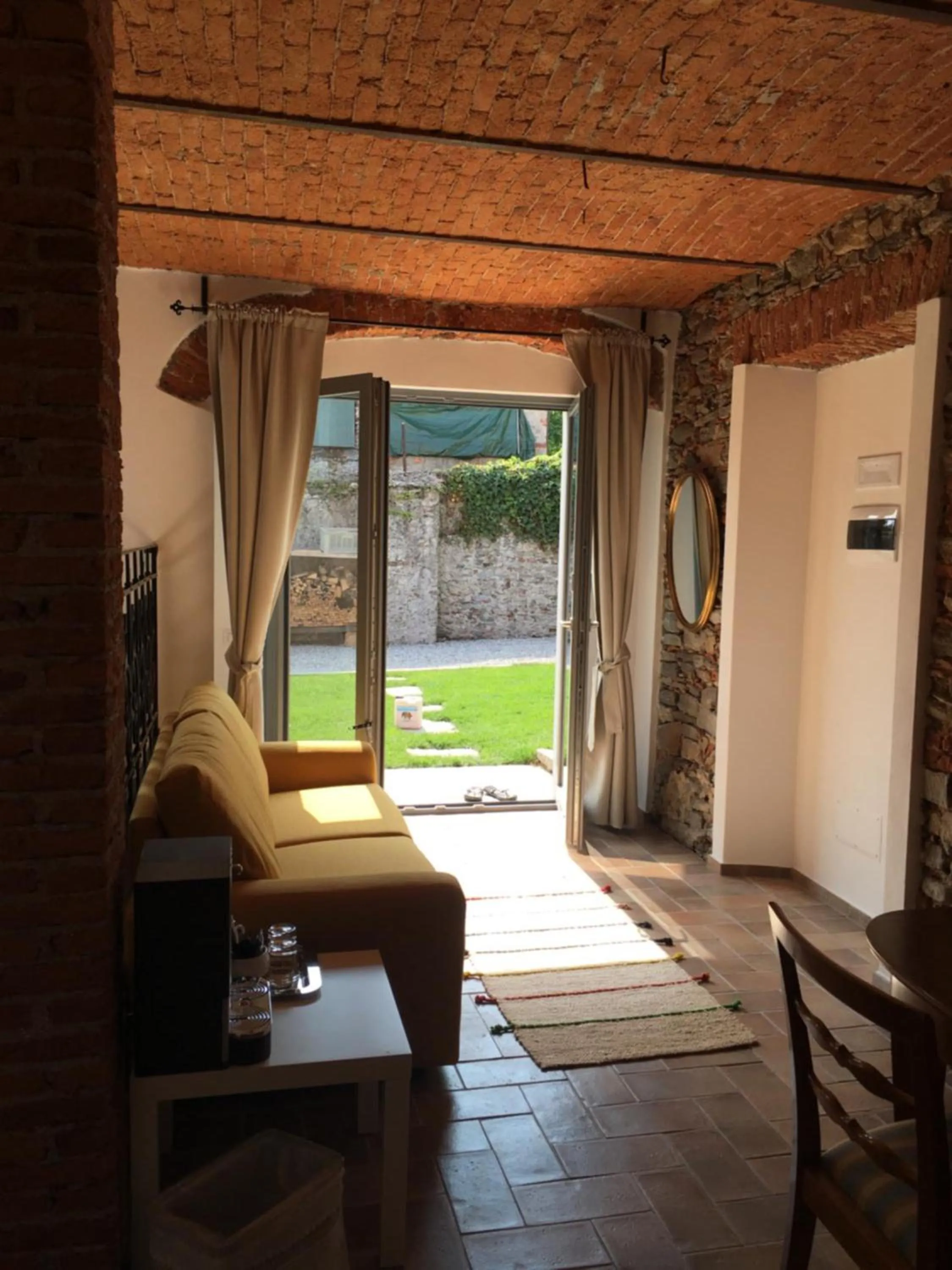 Garden view in La Baita Dinner & Bed