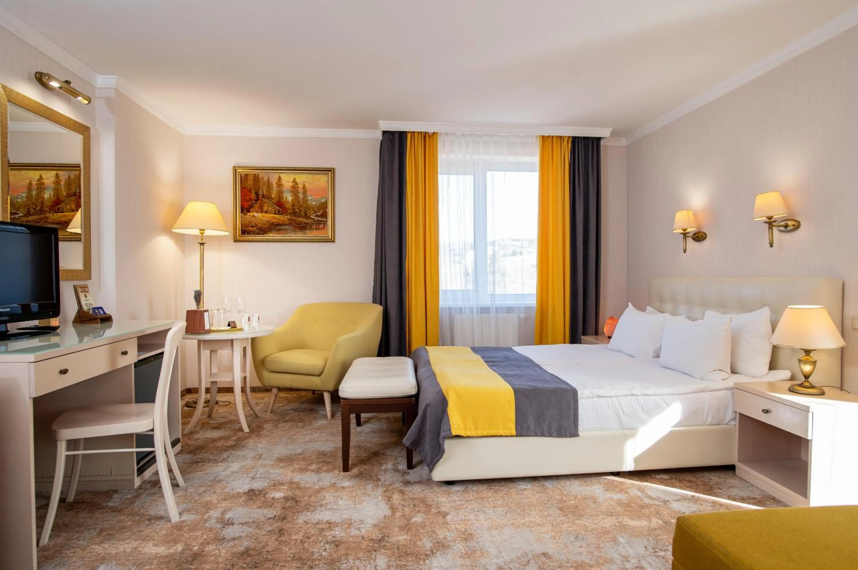 Bed in Kyivska Russ Resort Medical&Spa