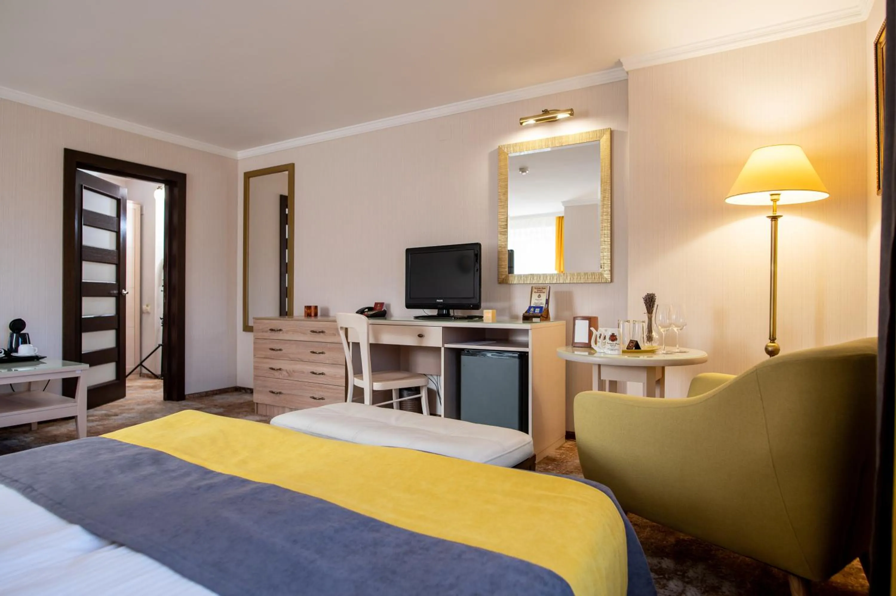 Bed in Kyivska Russ Resort Medical&Spa