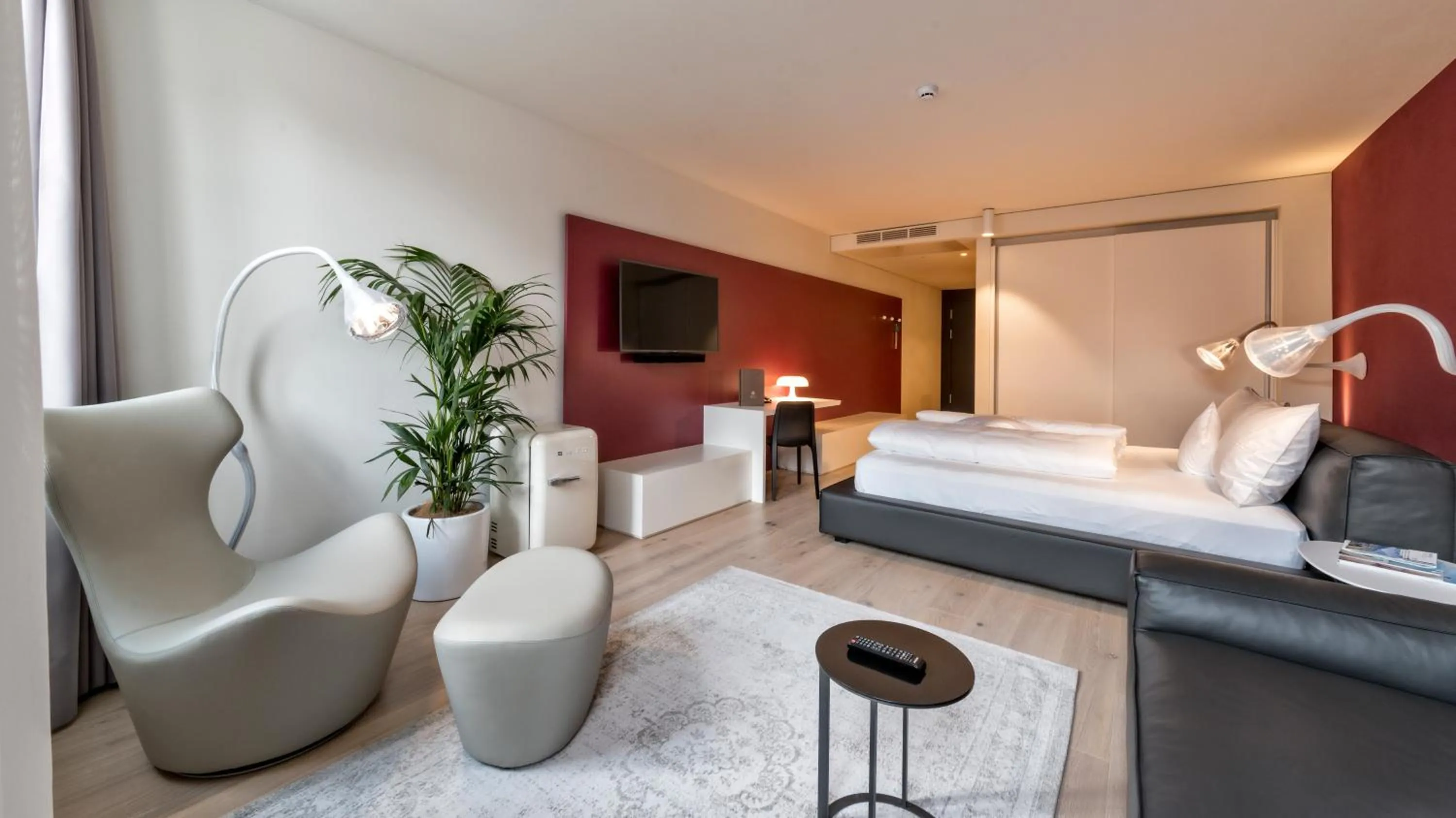 Seating area, Bed in Guesthouse Suiteseven