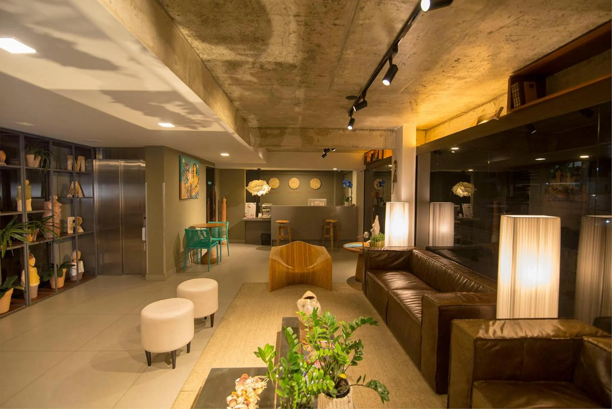 Lobby or reception in Hotel do Mar Cabo Branco