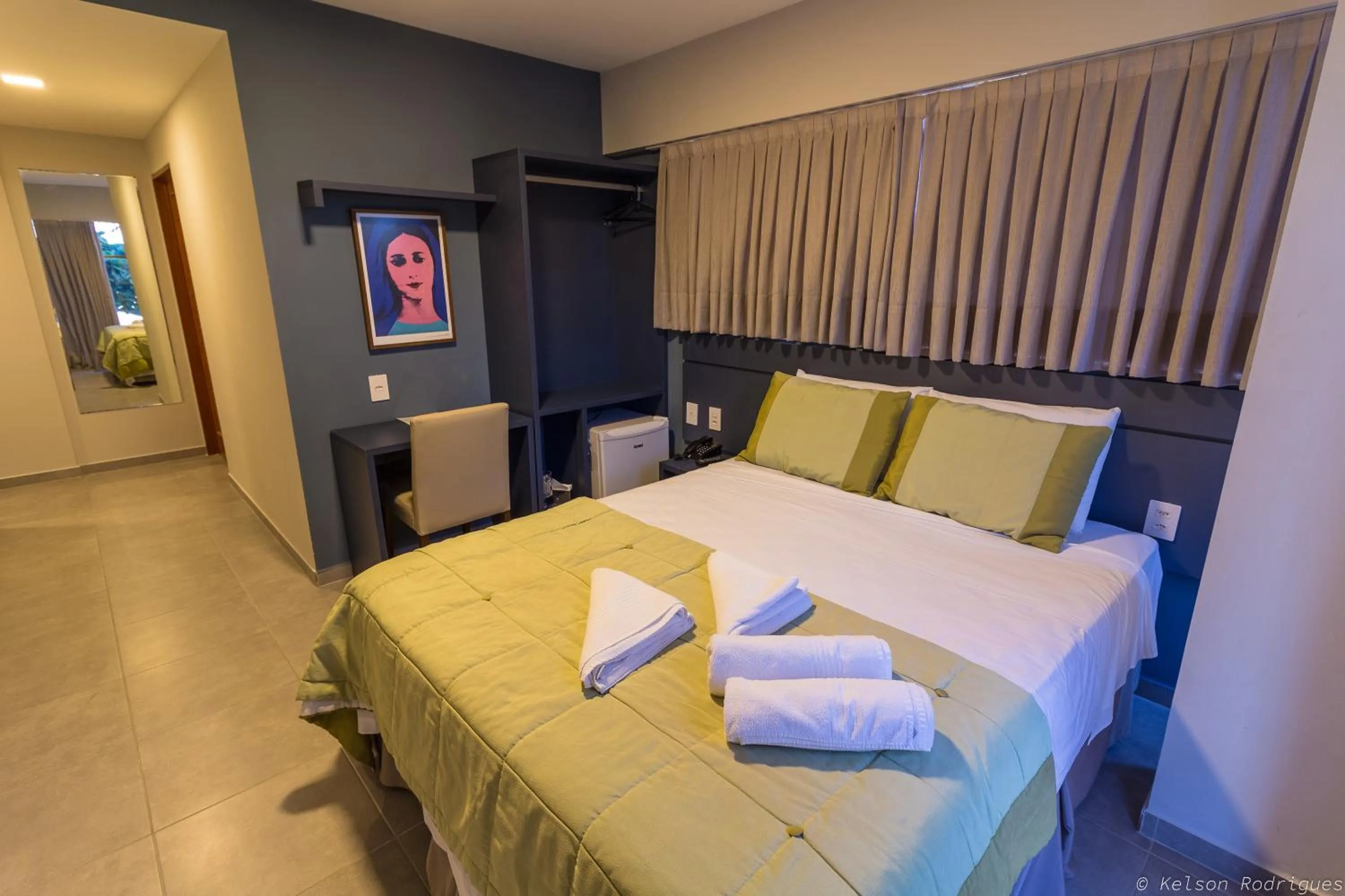 Bed in Hotel do Mar Cabo Branco