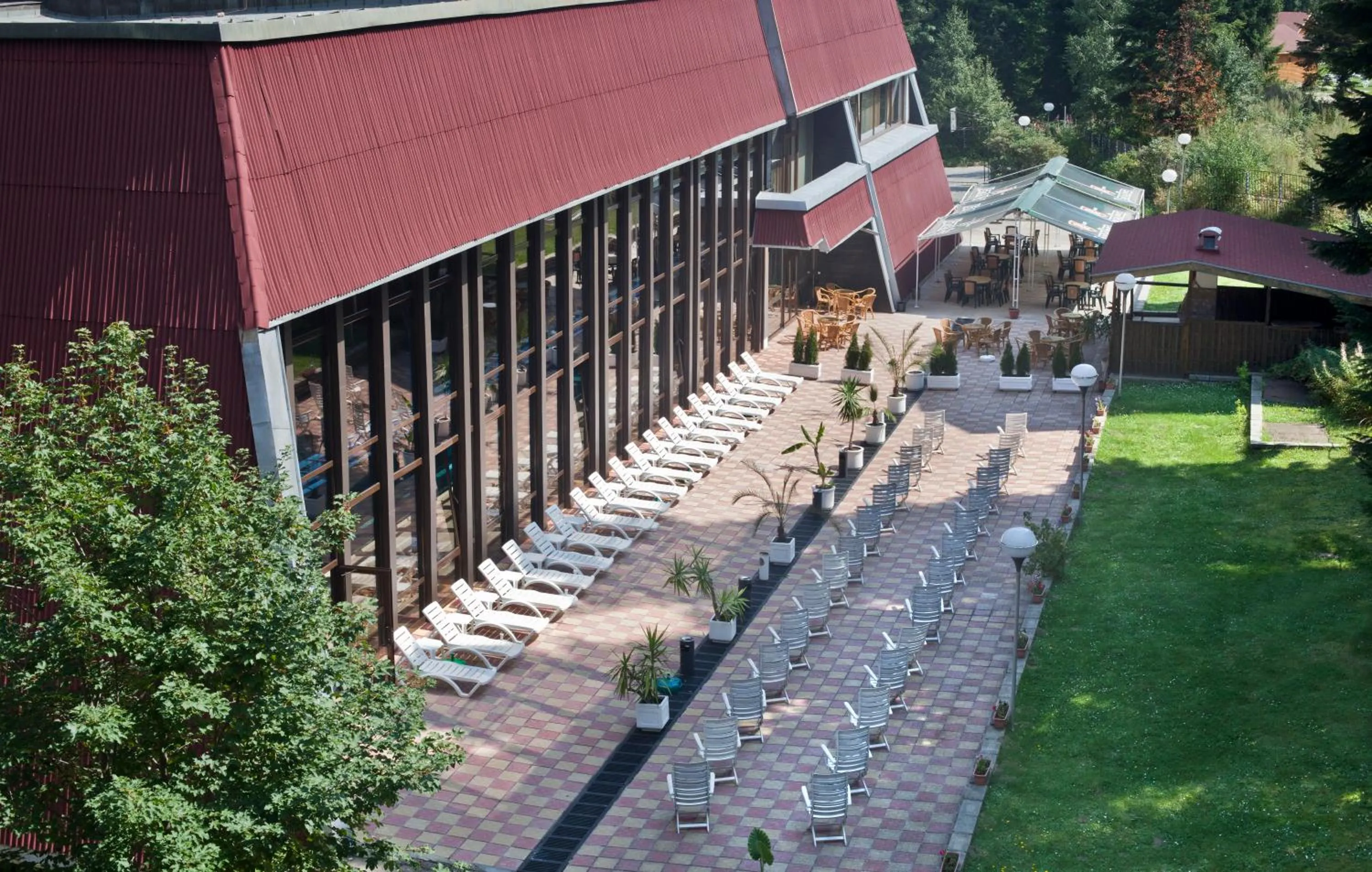 Patio in Hotel Samokov