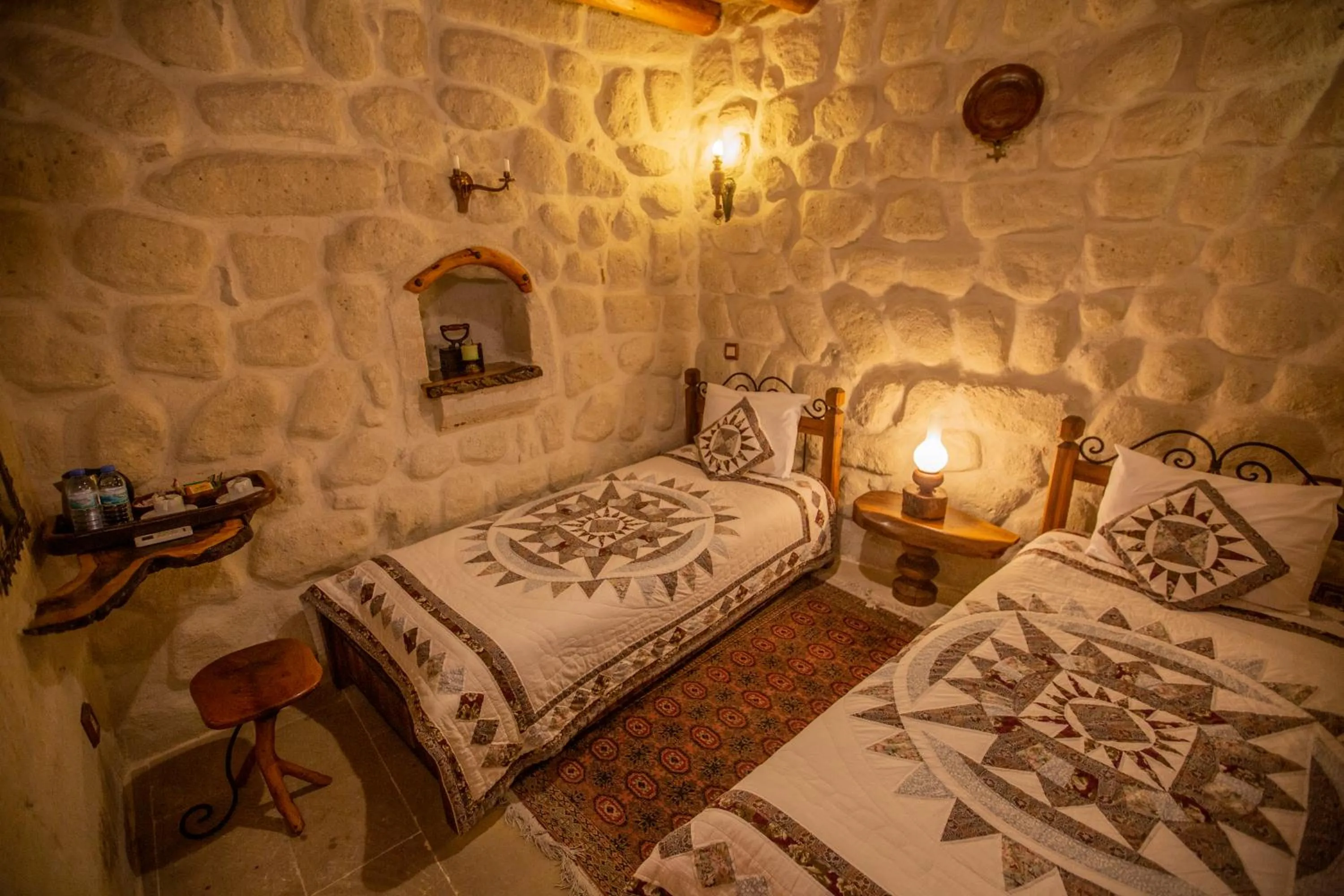 Bed in Koza Cave Hotel
