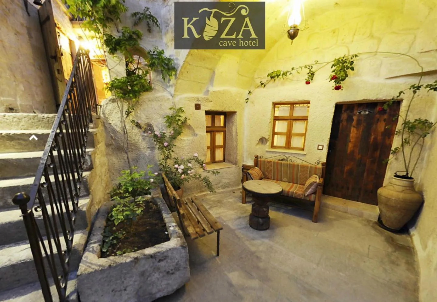 Patio in Koza Cave Hotel