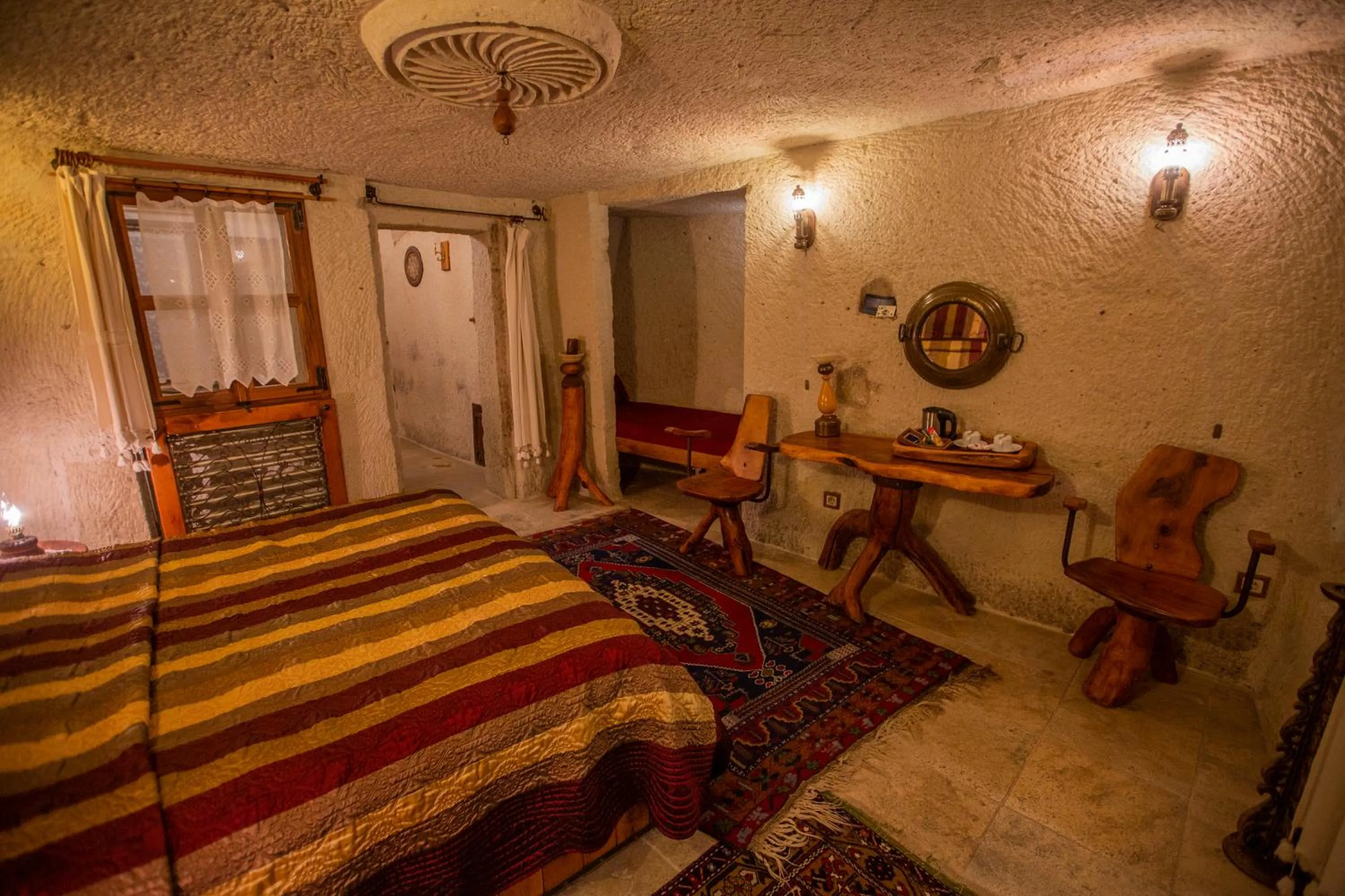 Bed in Koza Cave Hotel