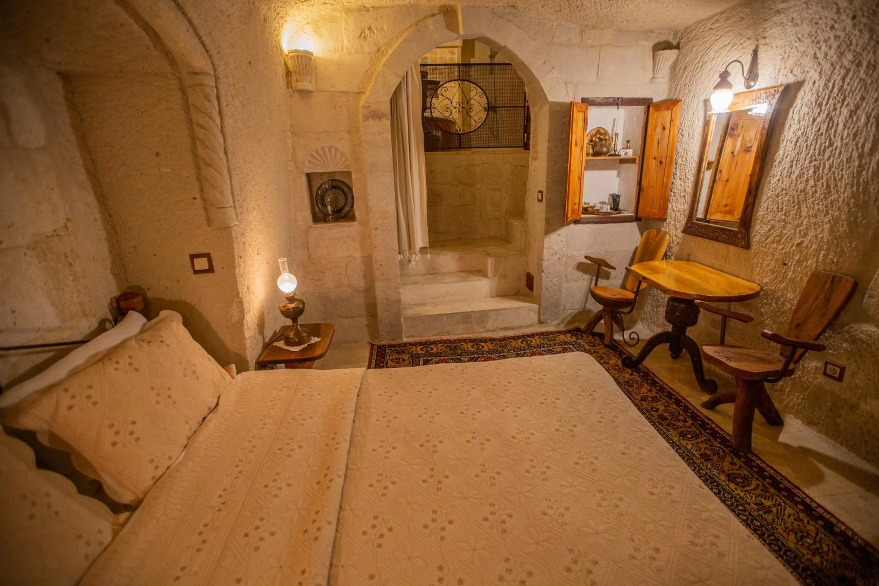 Decorative detail, Bed in Koza Cave Hotel