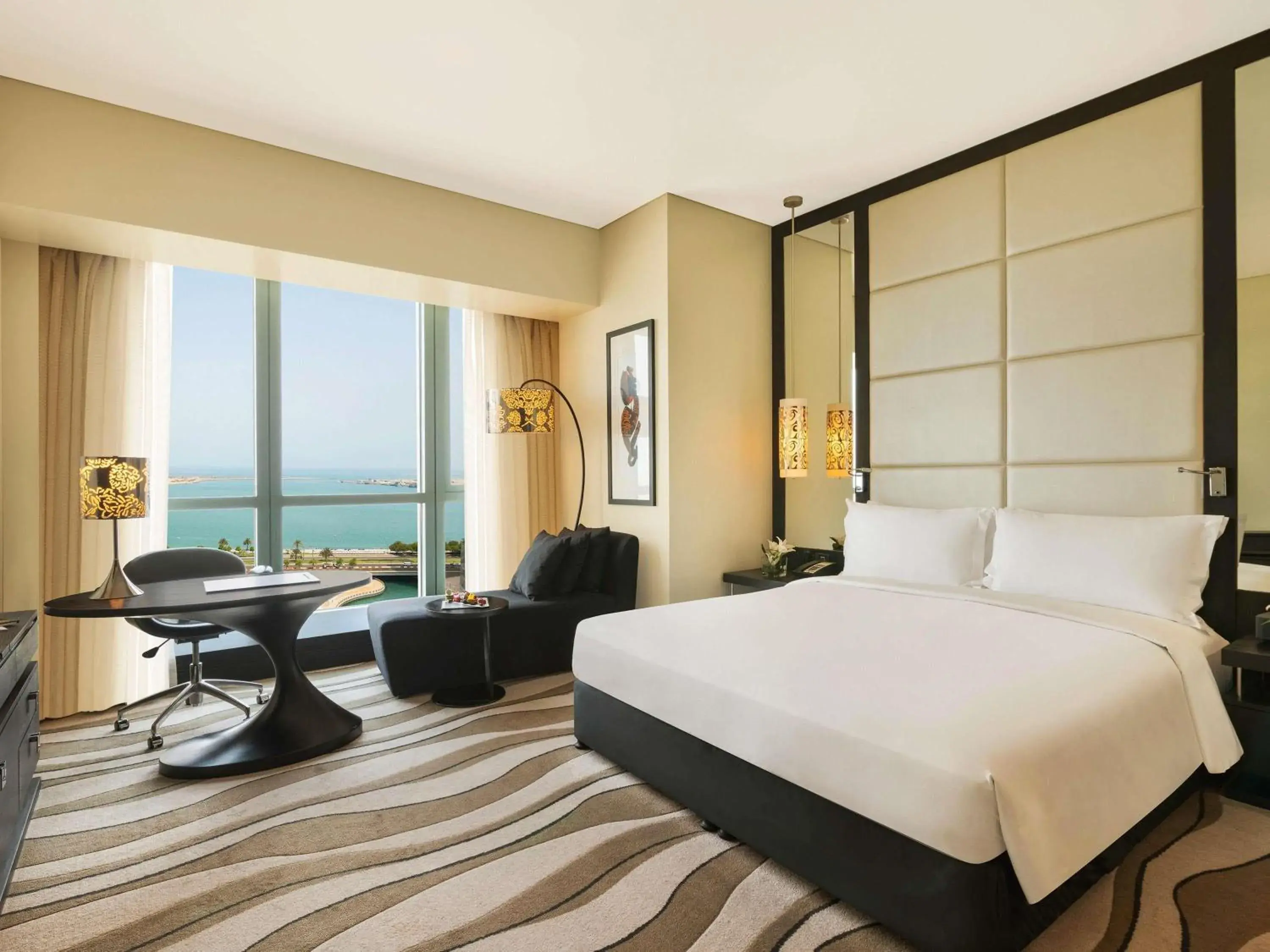 Luxury Club King Room with Club Access and Sea or City View in Sofitel Abu Dhabi Corniche Luxury Club King Room with Club Access and Sea or City View in Sofitel Abu Dhabi Corniche