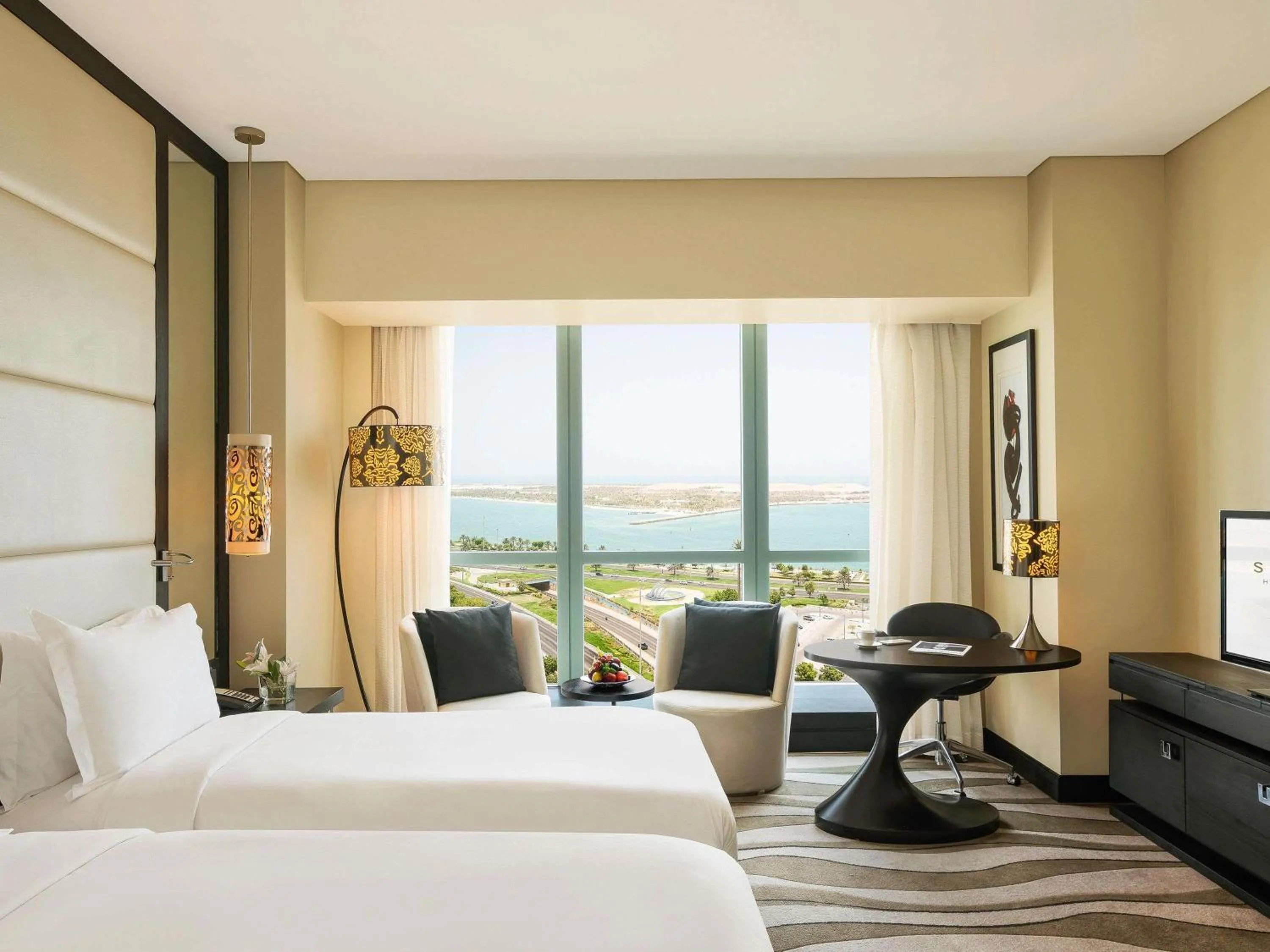 Bedroom, Bed in Sofitel Abu Dhabi Corniche