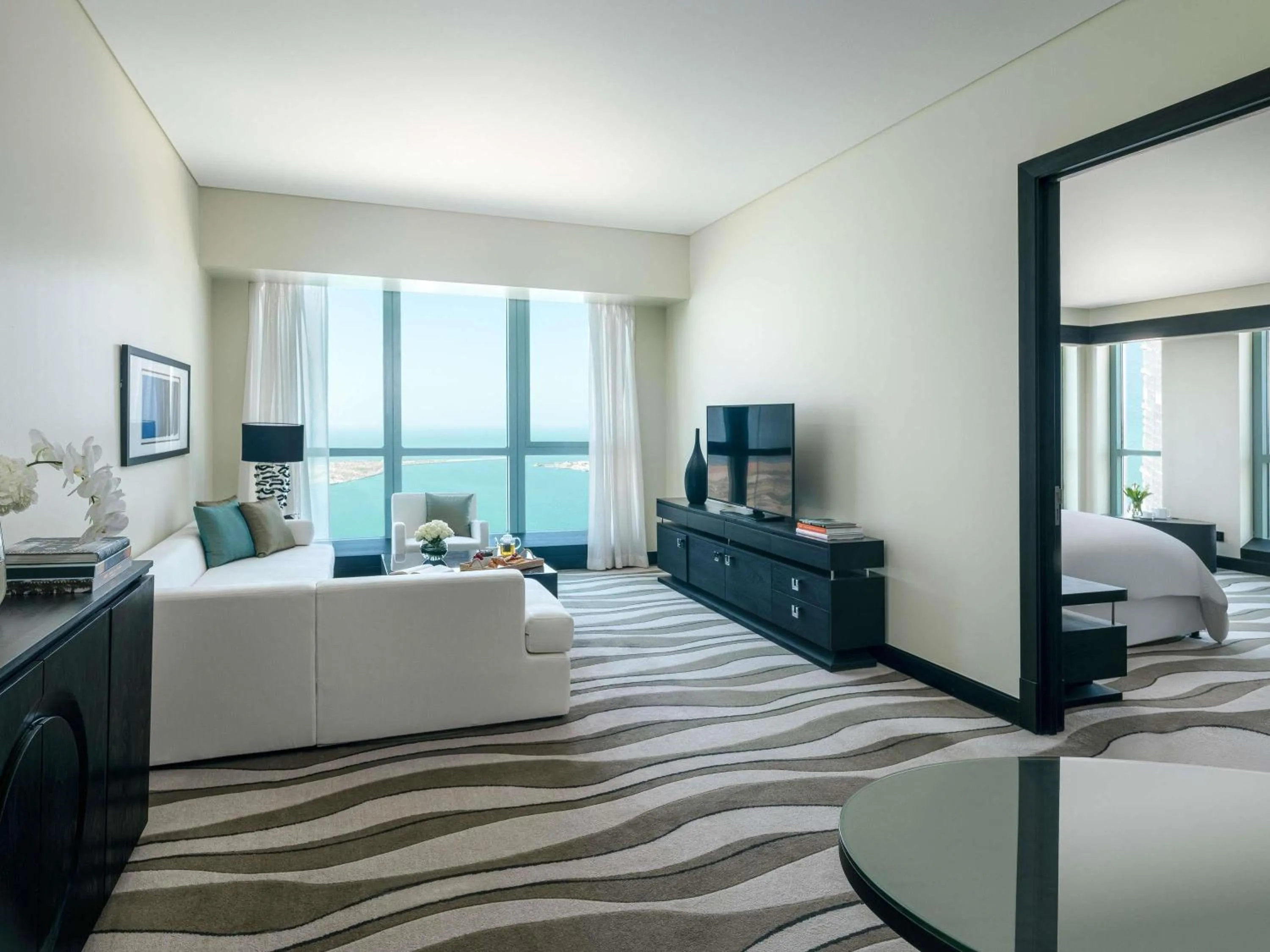 Photo of the whole room, Bed in Sofitel Abu Dhabi Corniche