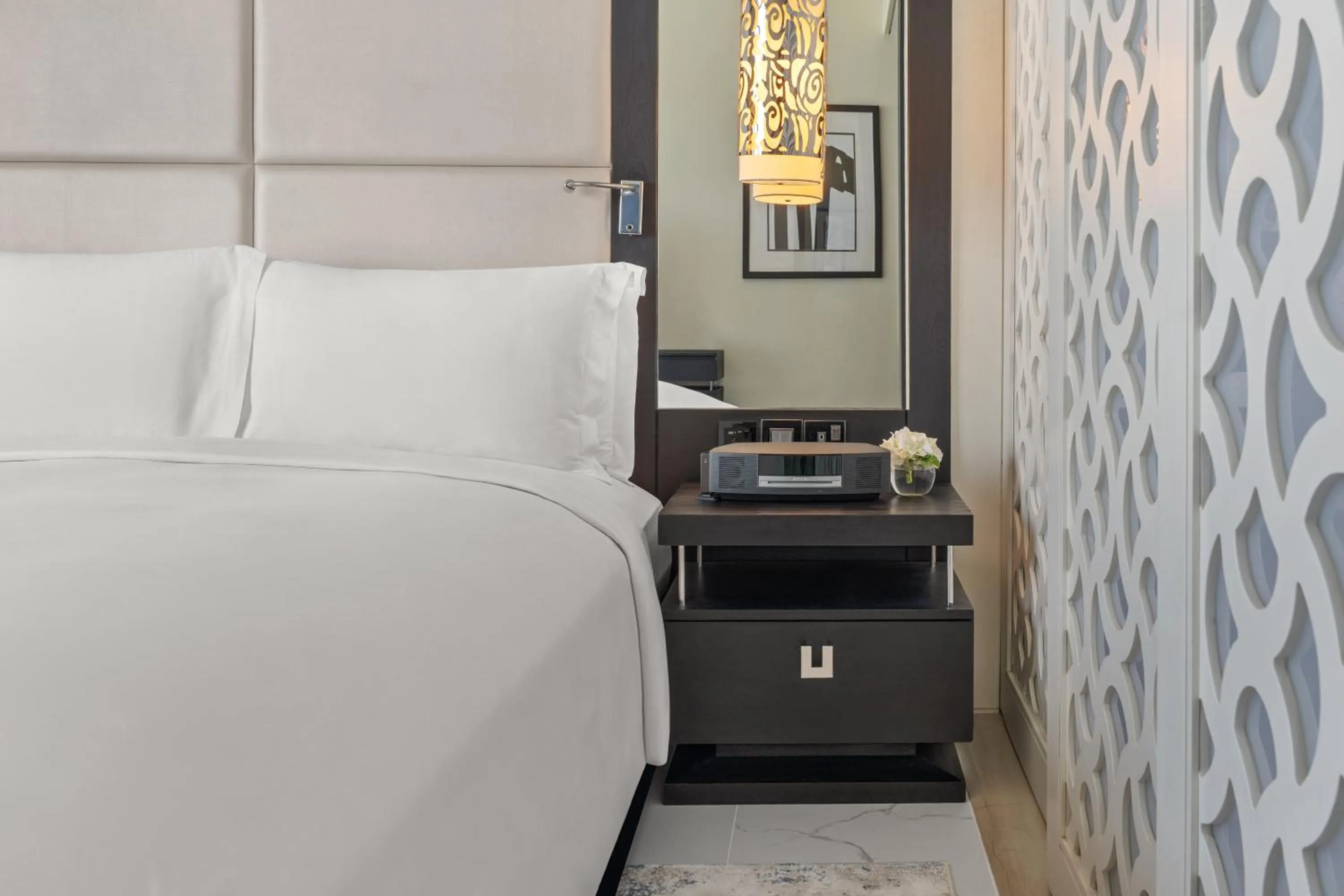 Bed in Sofitel Abu Dhabi Corniche