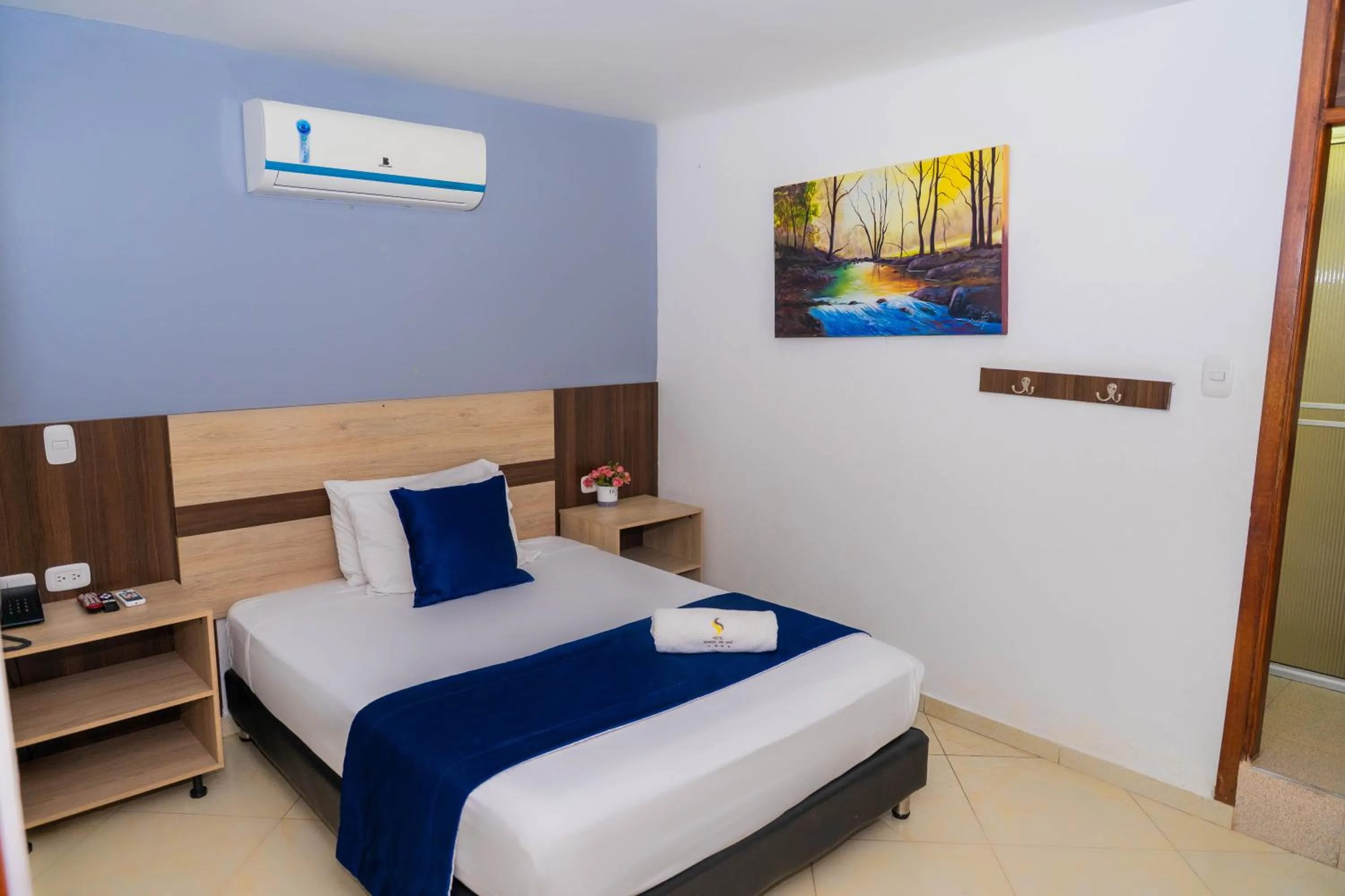 Bed in Hotel Sabana del Sinu