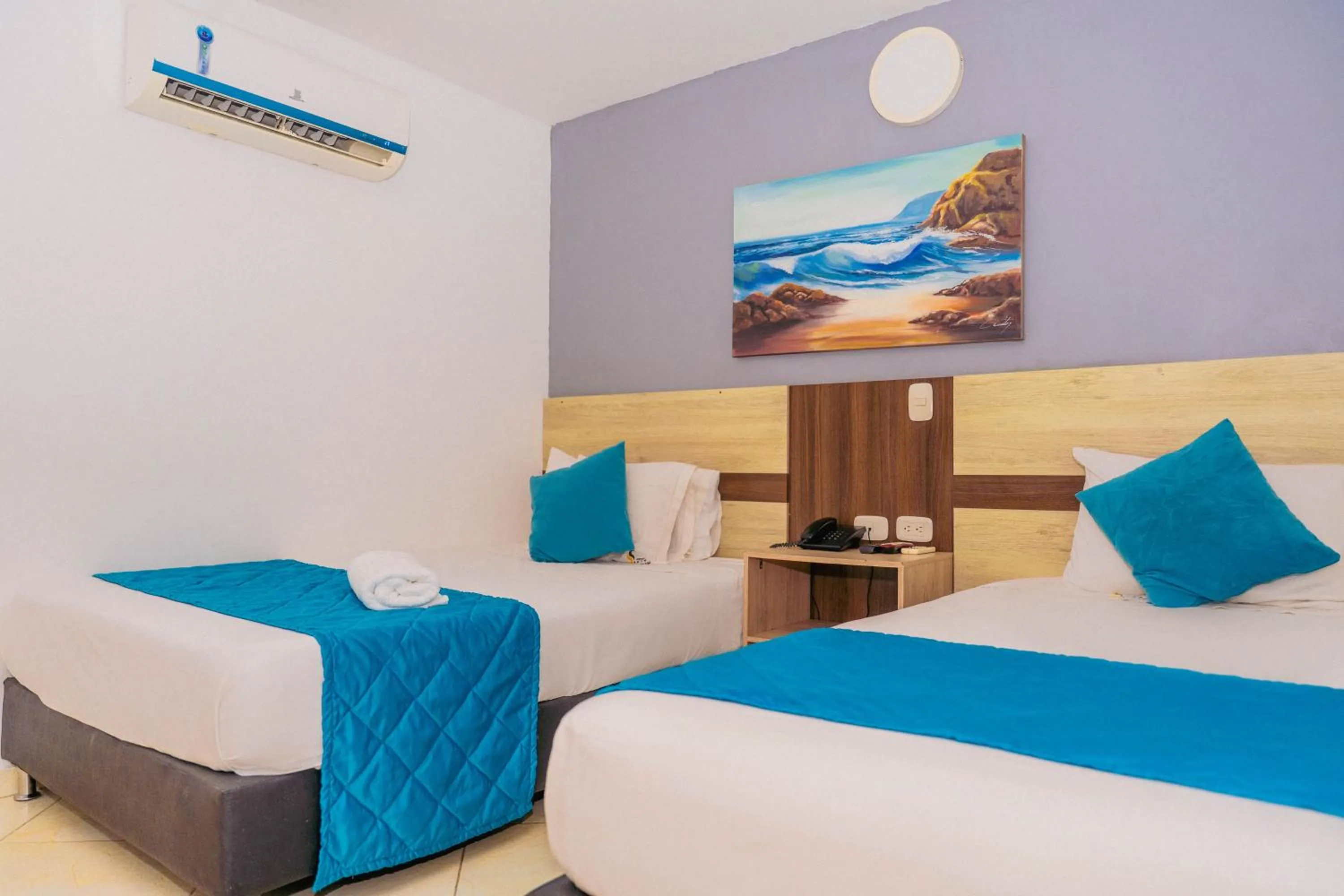 Bed in Hotel Sabana del Sinu