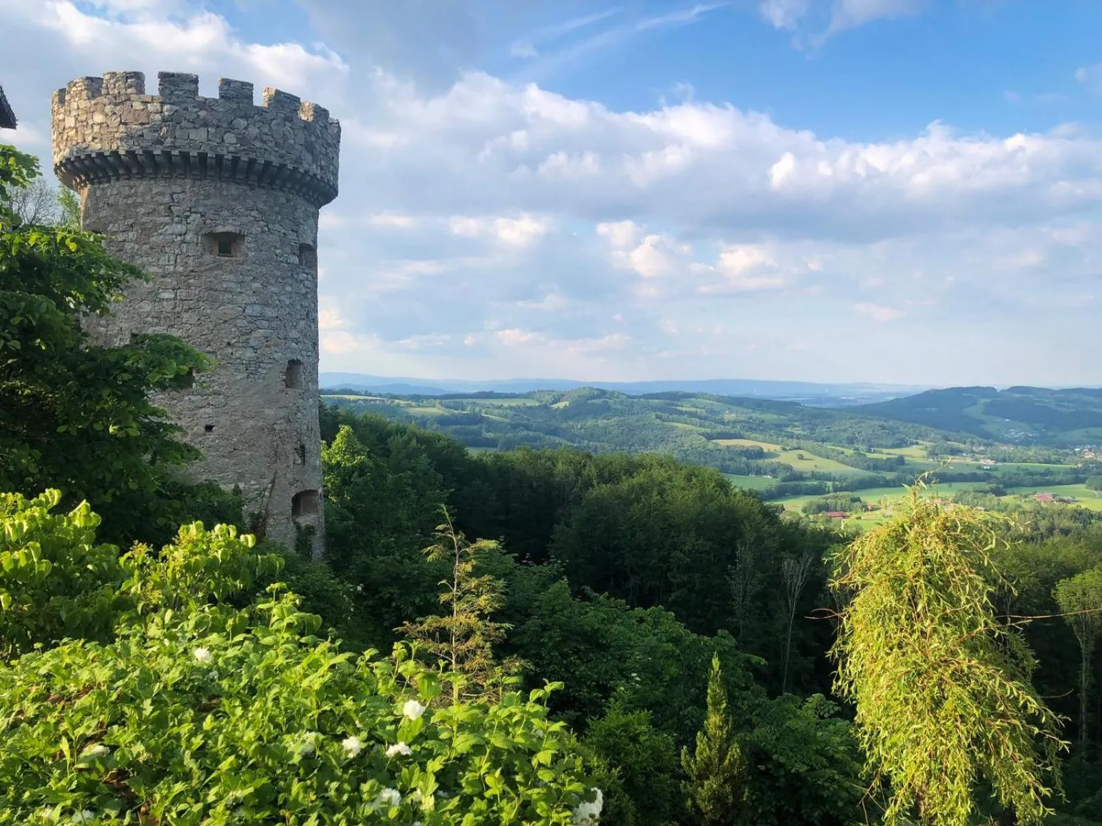 Natural landscape in Burg Plankenstein