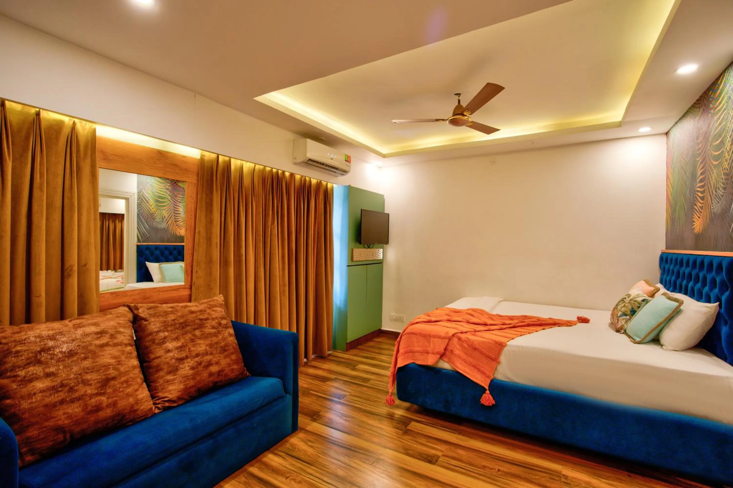 Bed in Lemonmint Svelton Manor