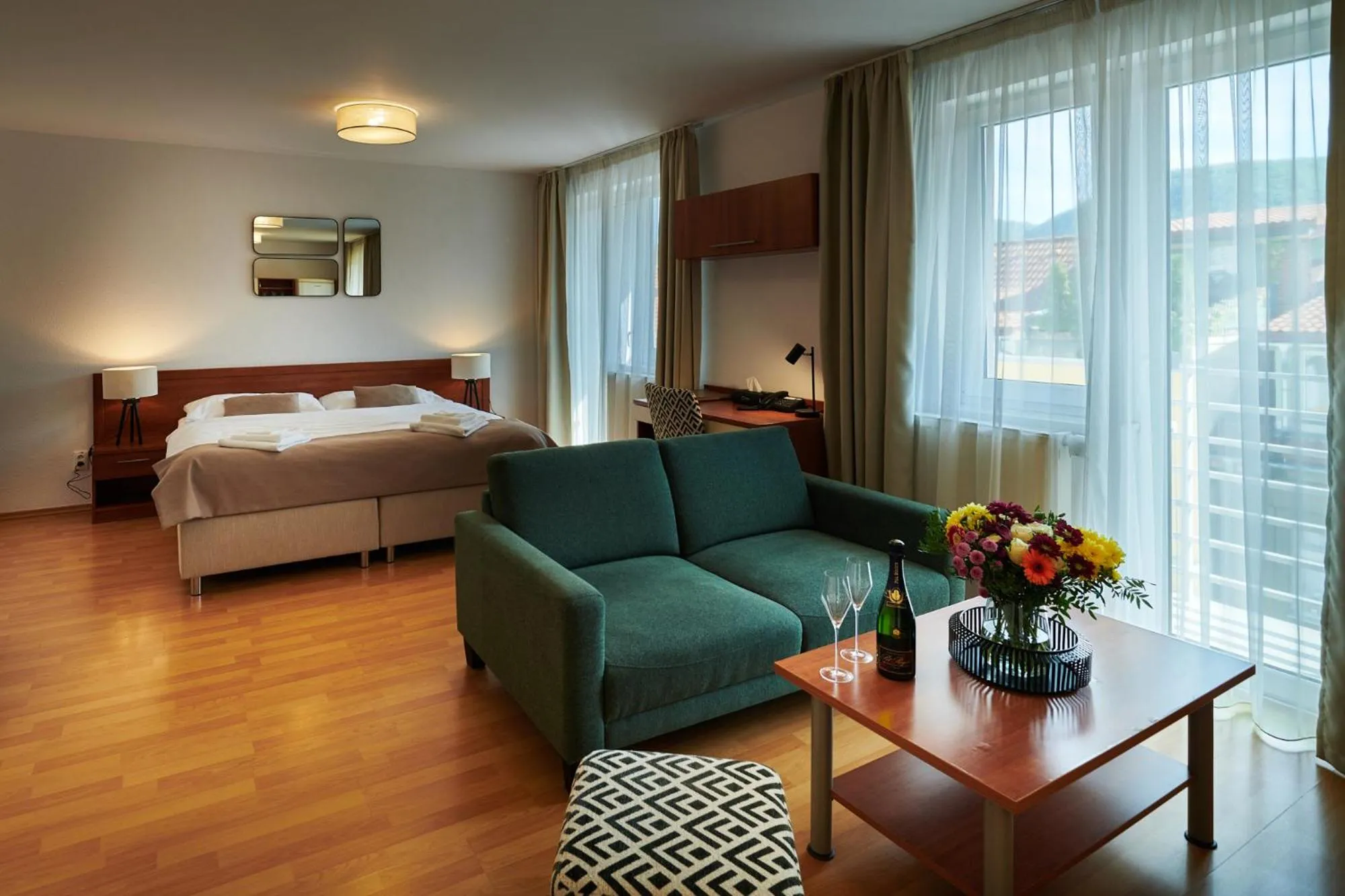 Bed in Urpí­n City Residence