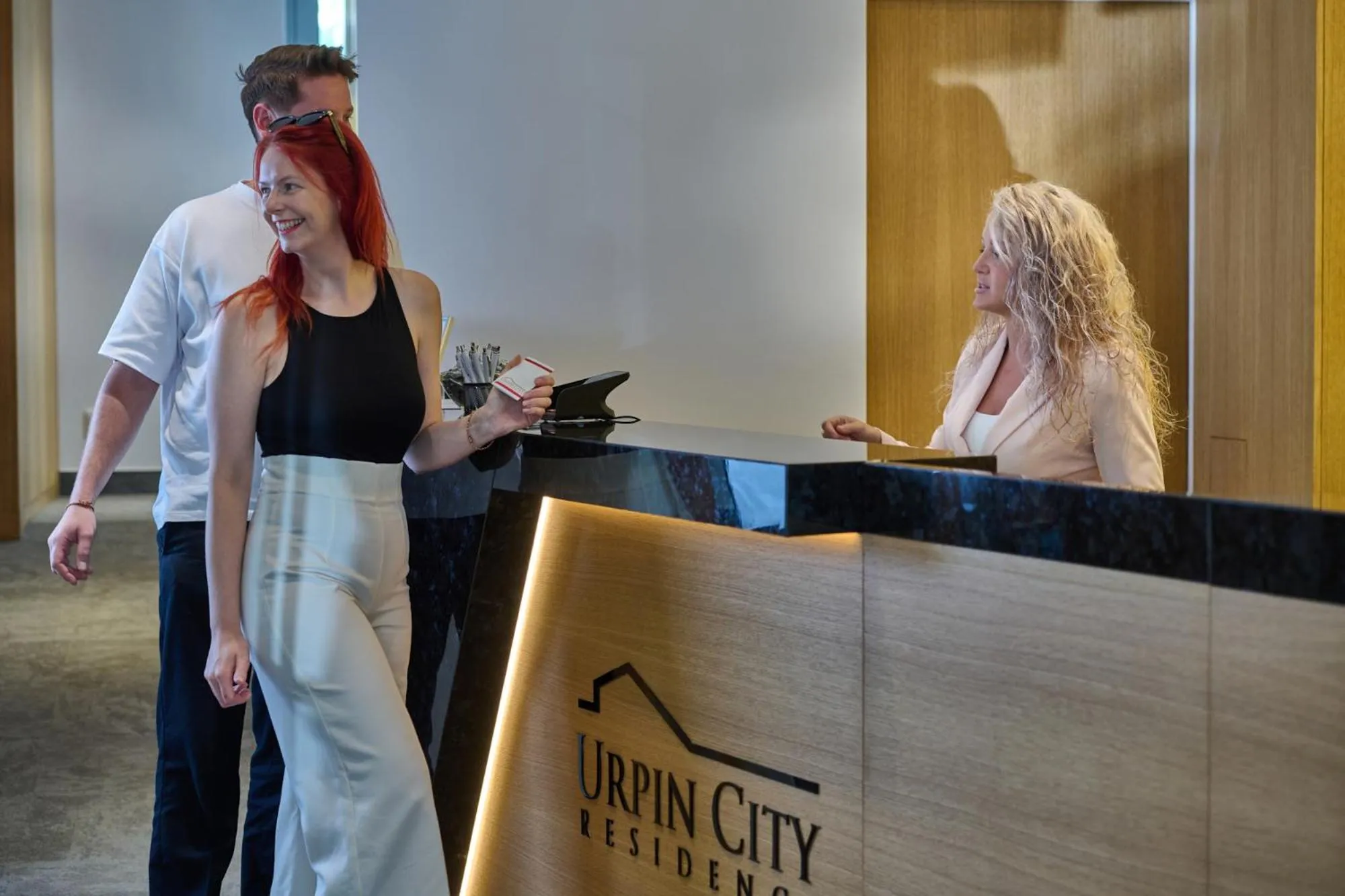 Lobby or reception in Urpí­n City Residence