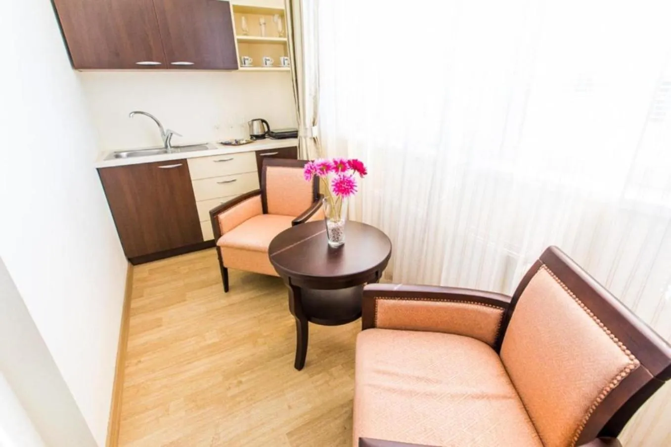 Kitchen or kitchenette in Hotel Sun