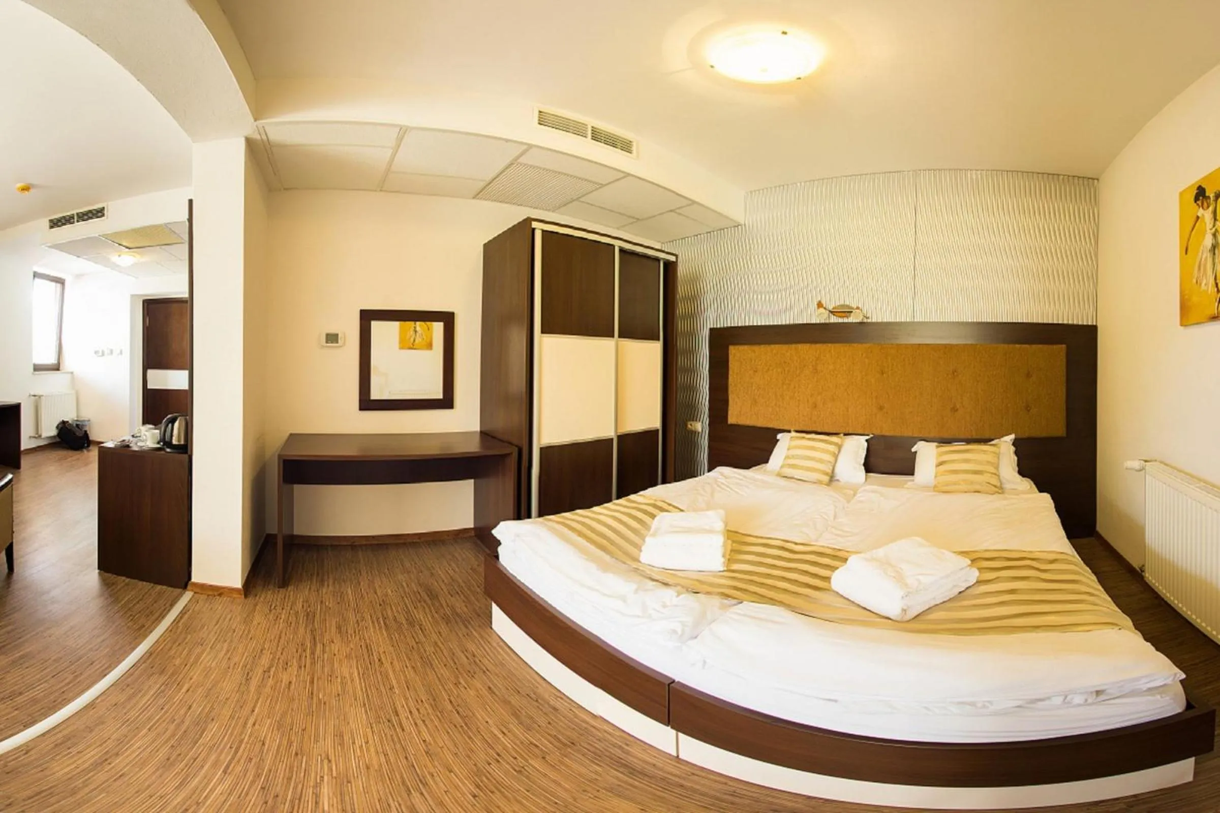 Decorative detail, Bed in Hotel Sun