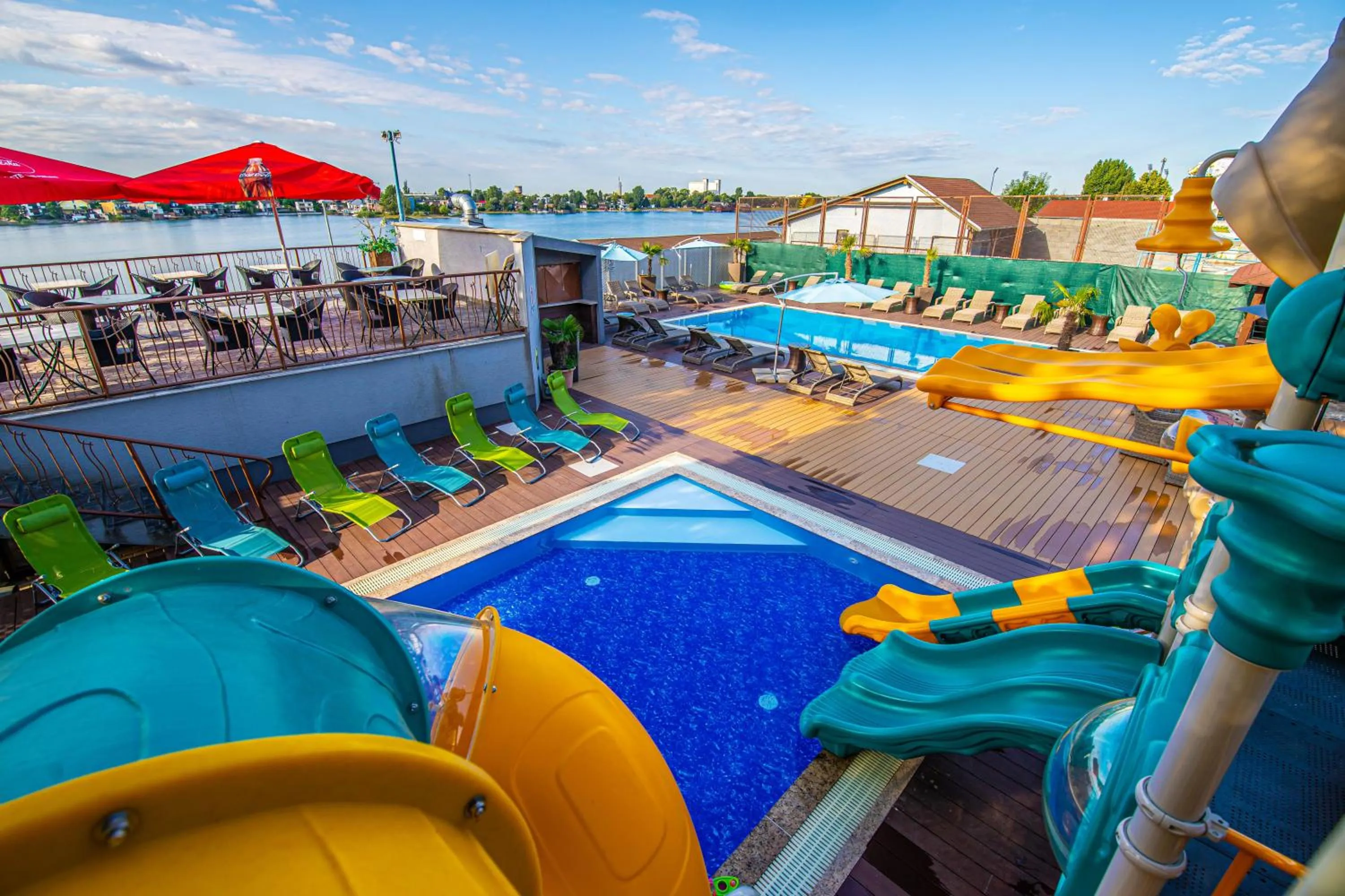 Pool view in Hotel Sun