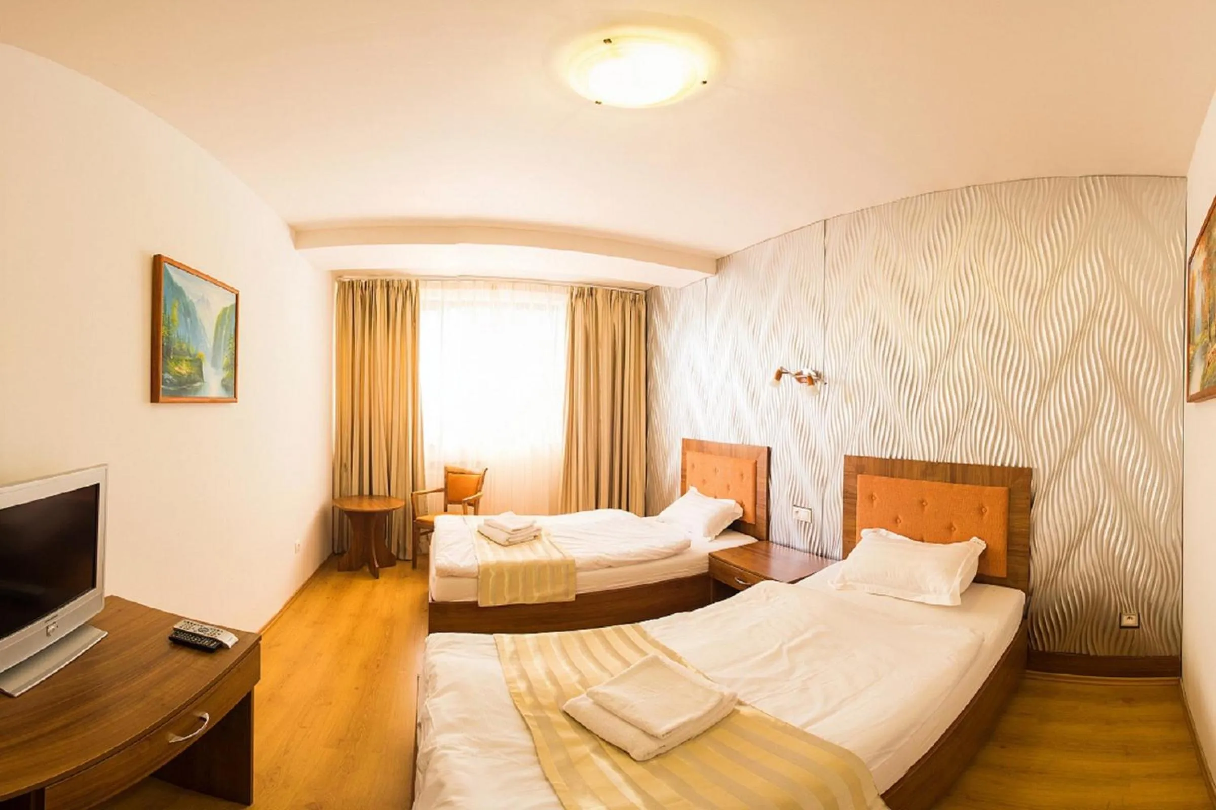 Decorative detail, Bed in Hotel Sun