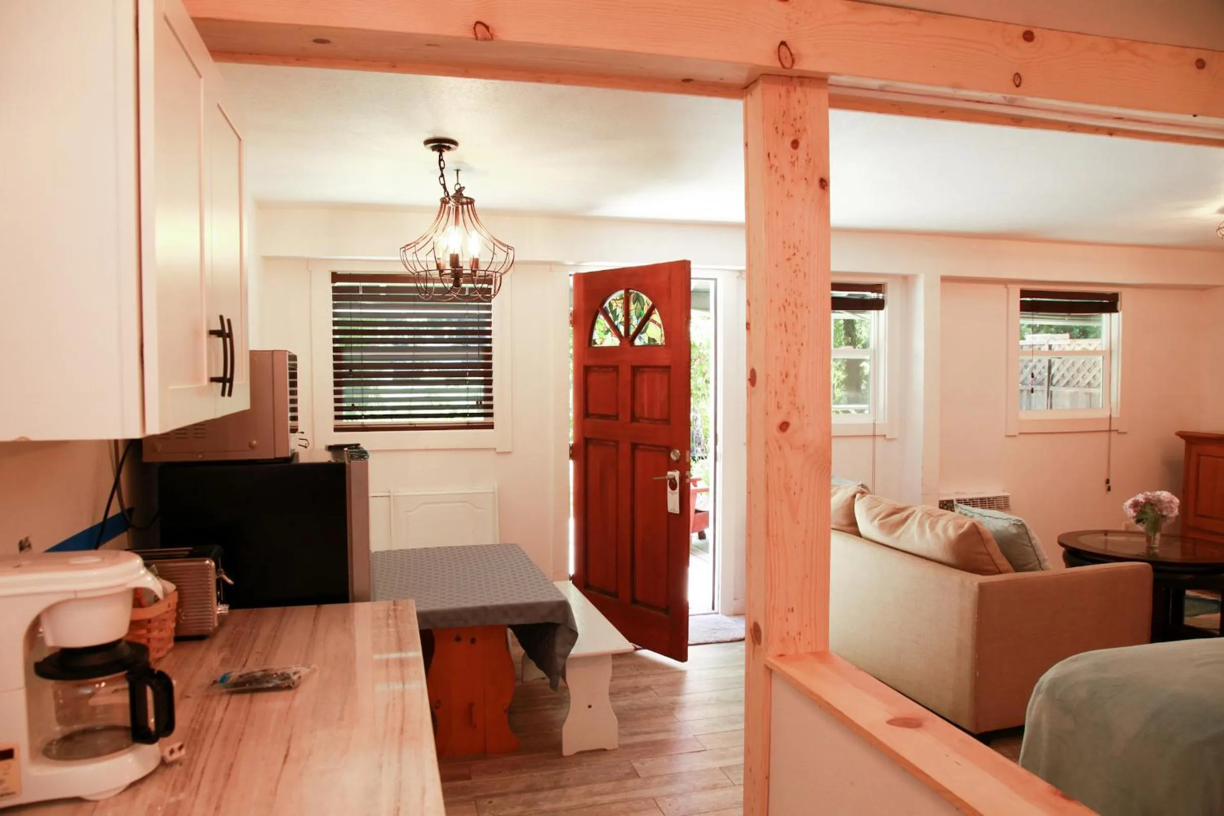 Seating area in Inn on the Russian River