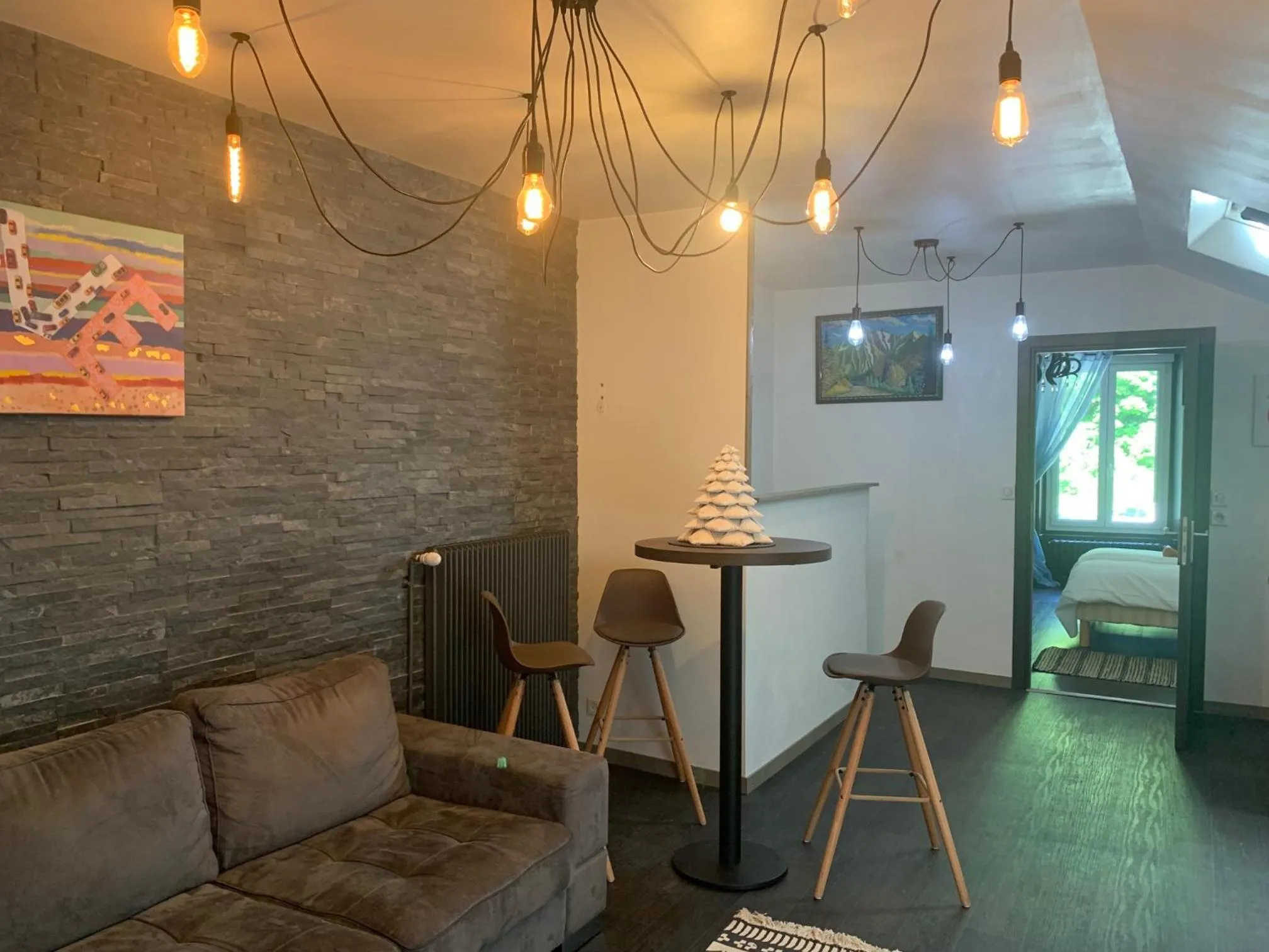 Seating Area in Logis Hôtel le Regis