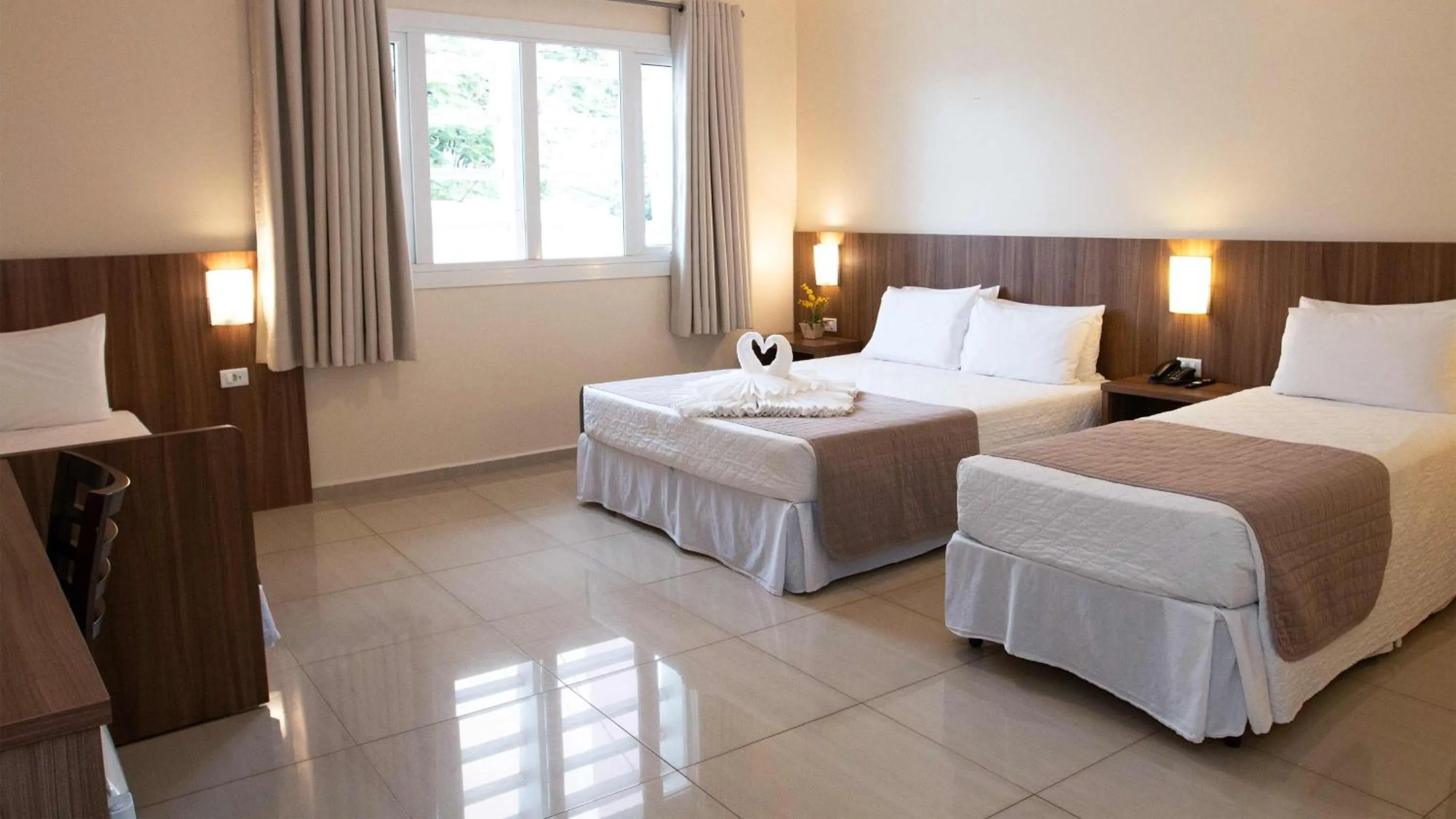 Bed in Pietro Angelo Hotel